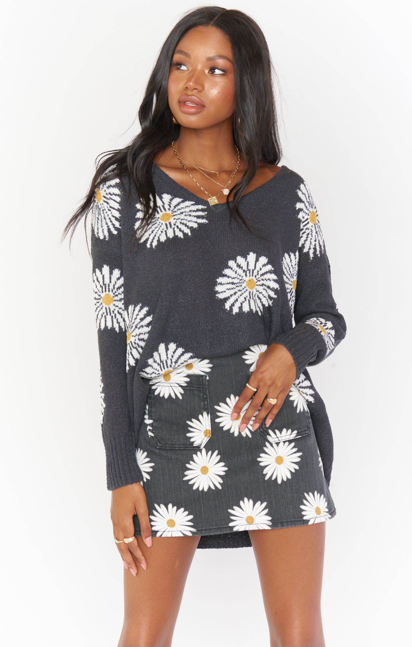 Rex Mini Skirt with Pockets - Daisy Love Style