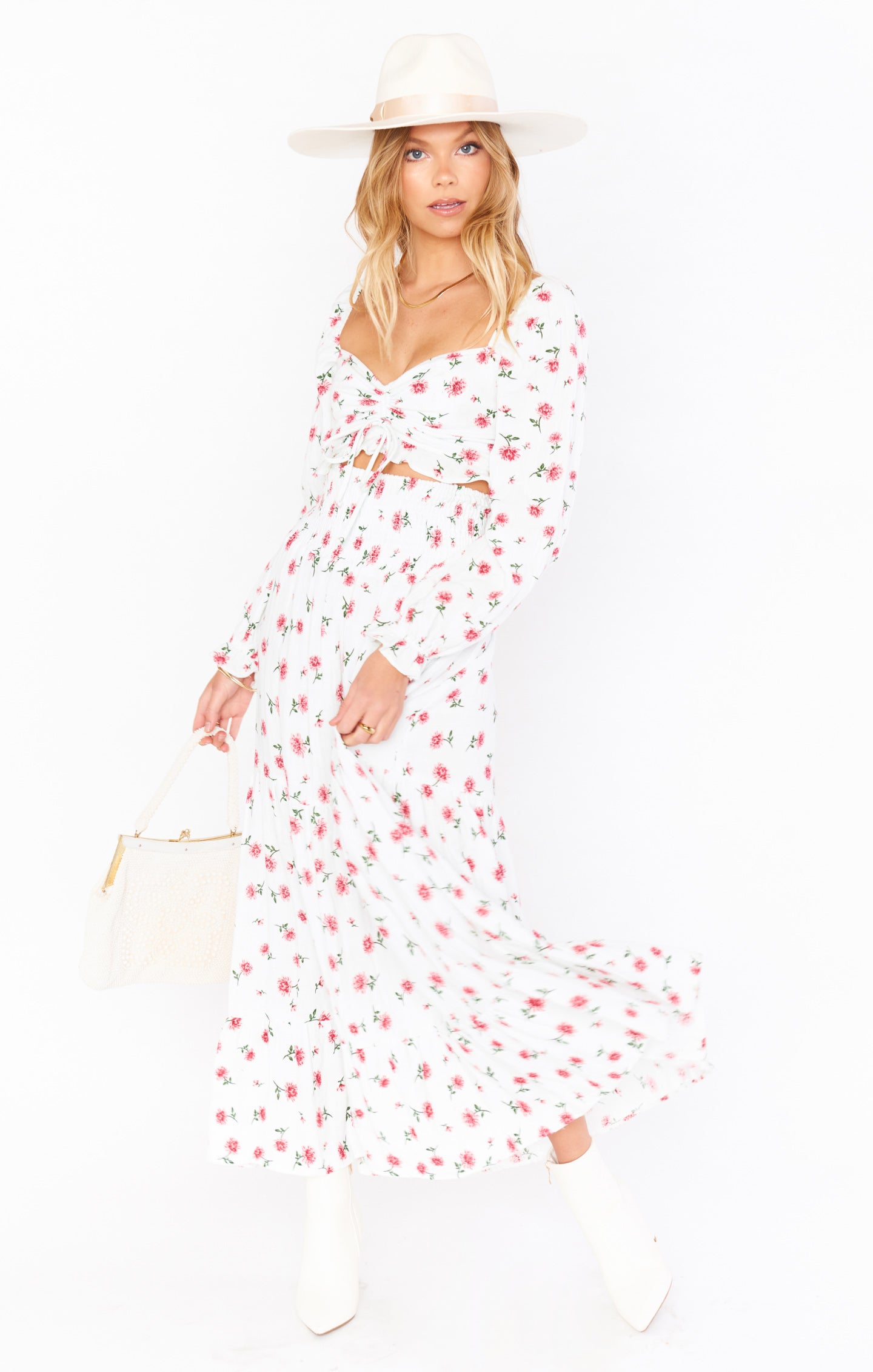 Boho Floral Convertible Skirt Dress - Sadie by Darling Ditsy