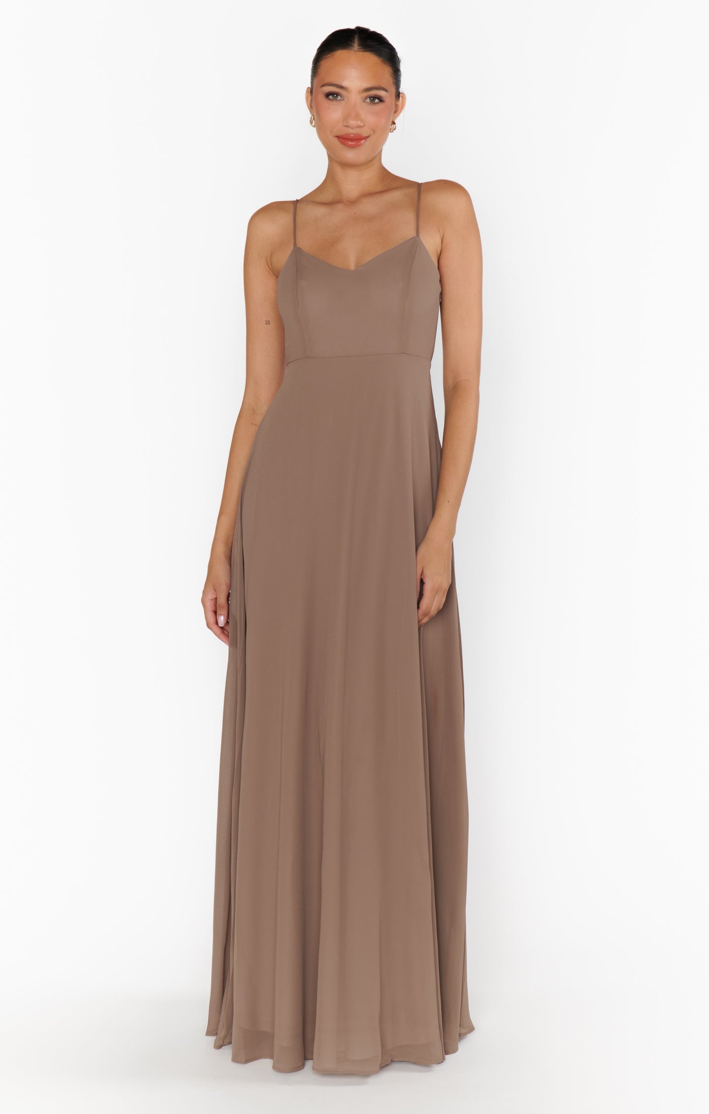 Faith Maxi Dress for Bridesmaids - Elegant Chiffon Gown