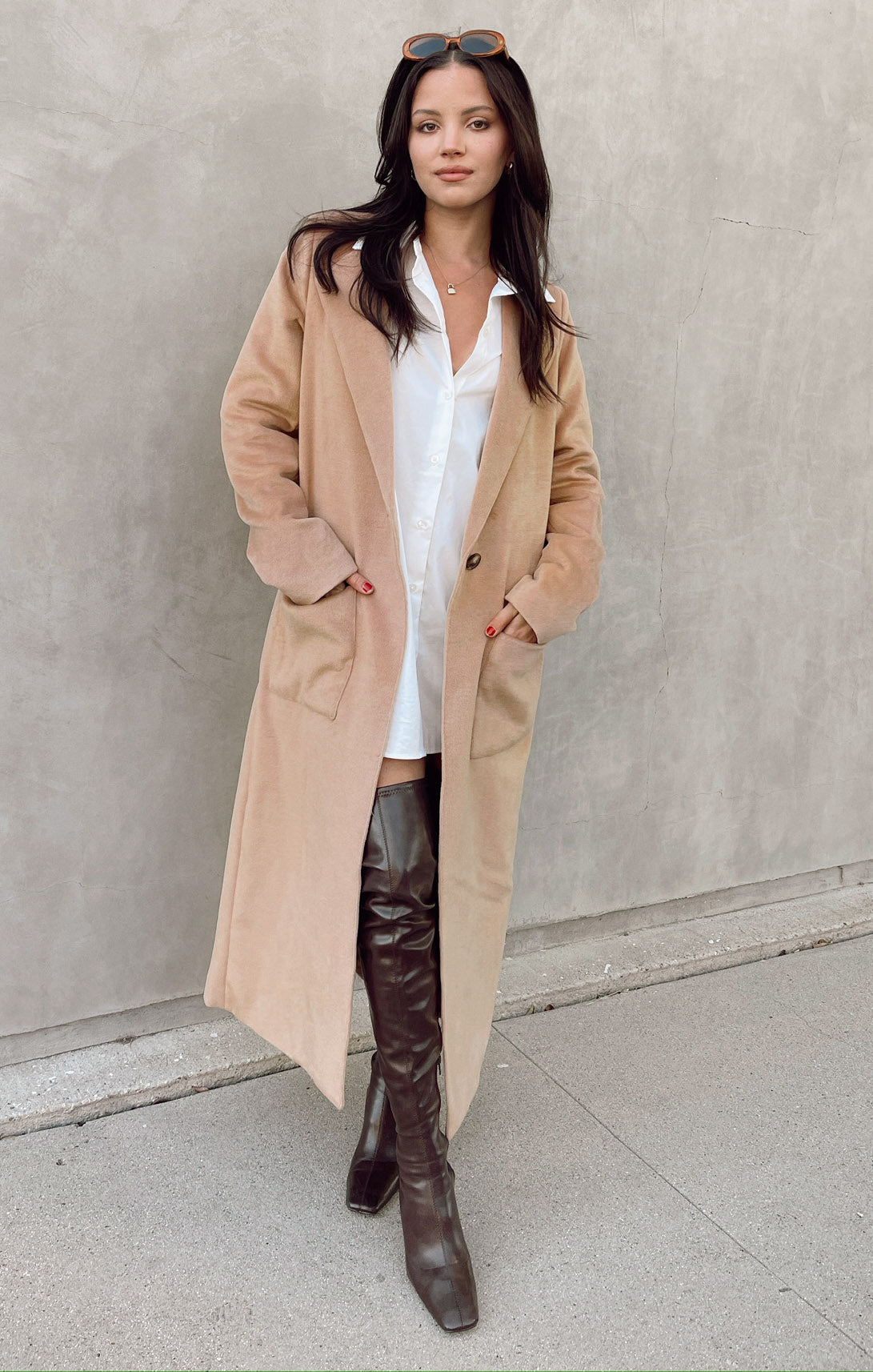 Brushed Cognac Amsterdam Jacket for Men & Women | Neutral Outerwear