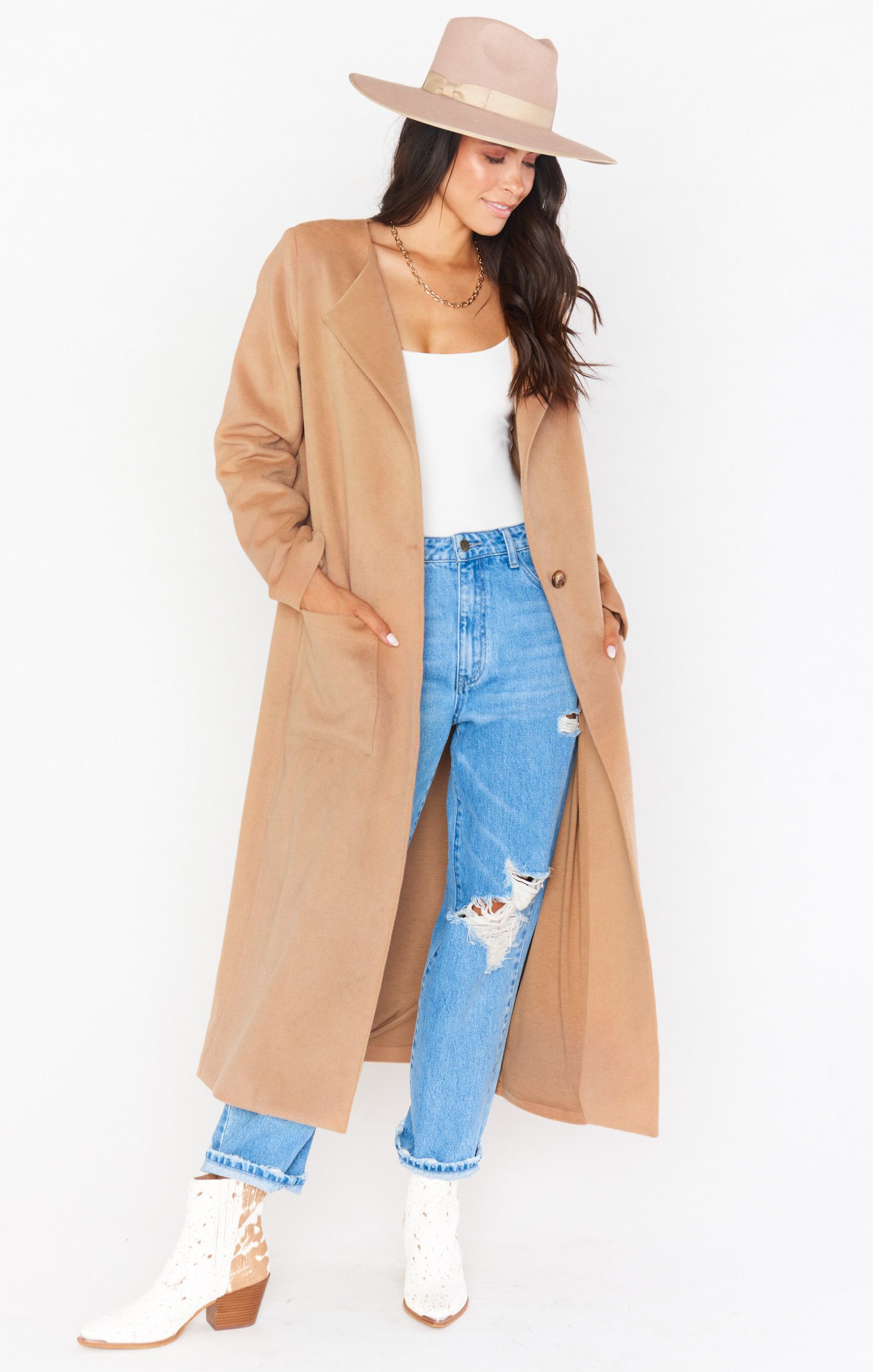 Brushed Cognac Amsterdam Jacket for Men & Women | Neutral Outerwear