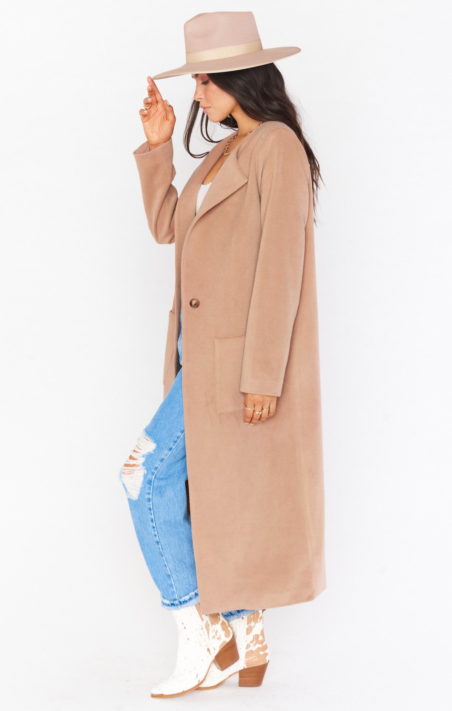 Brushed Cognac Amsterdam Jacket for Men & Women | Neutral Outerwear