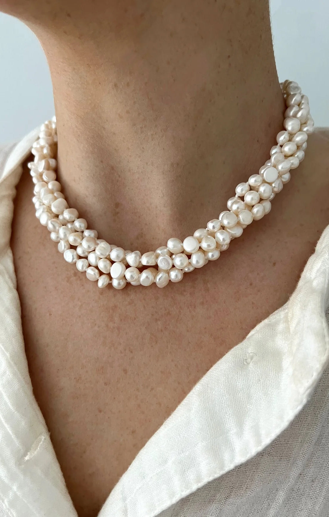 ALV Jewels Bridal Pearl Necklace – Multi Pearl Jewelry