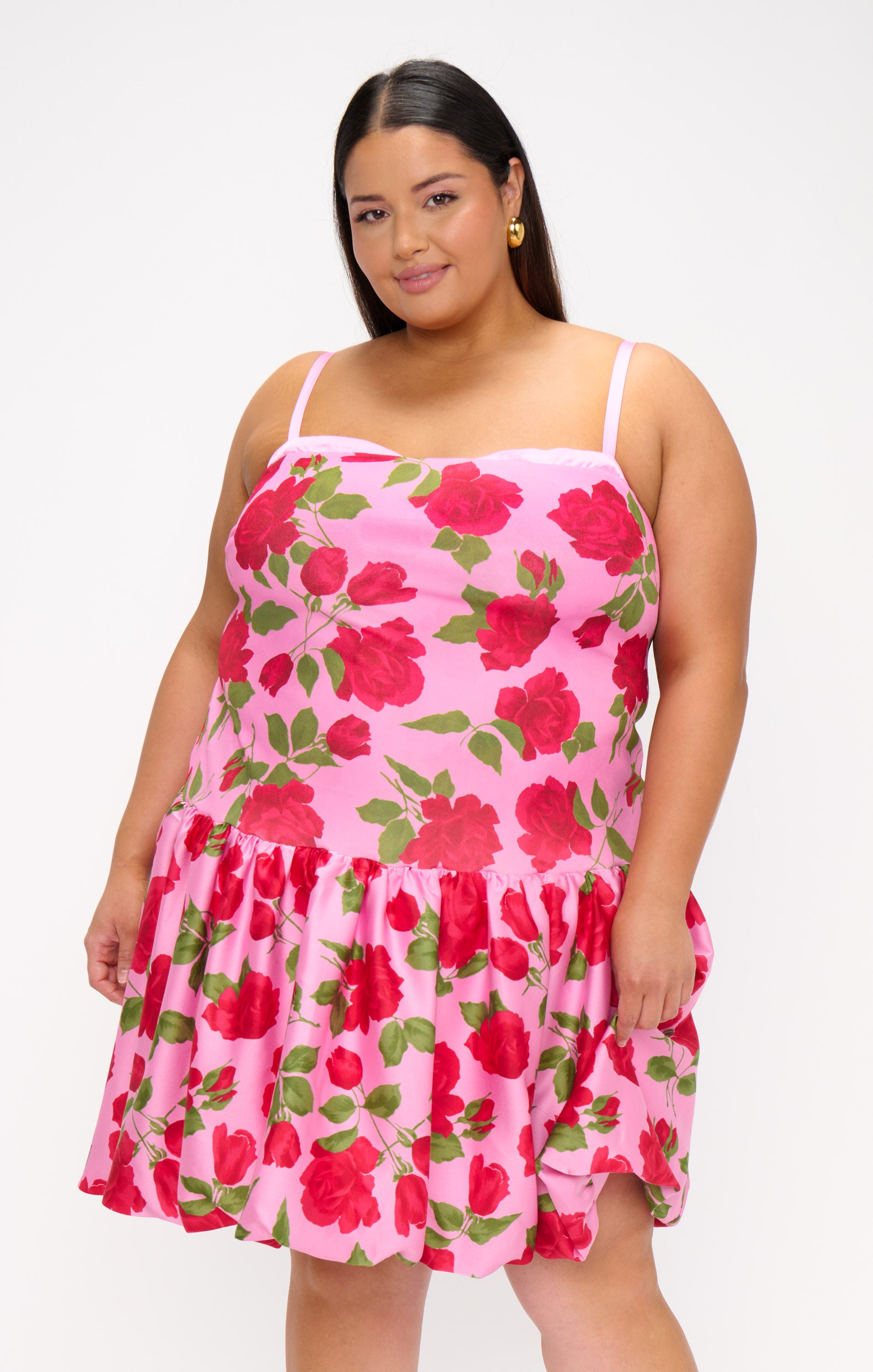 Tiffany Floral Skort Dress with Built-in Shorts for Date Night