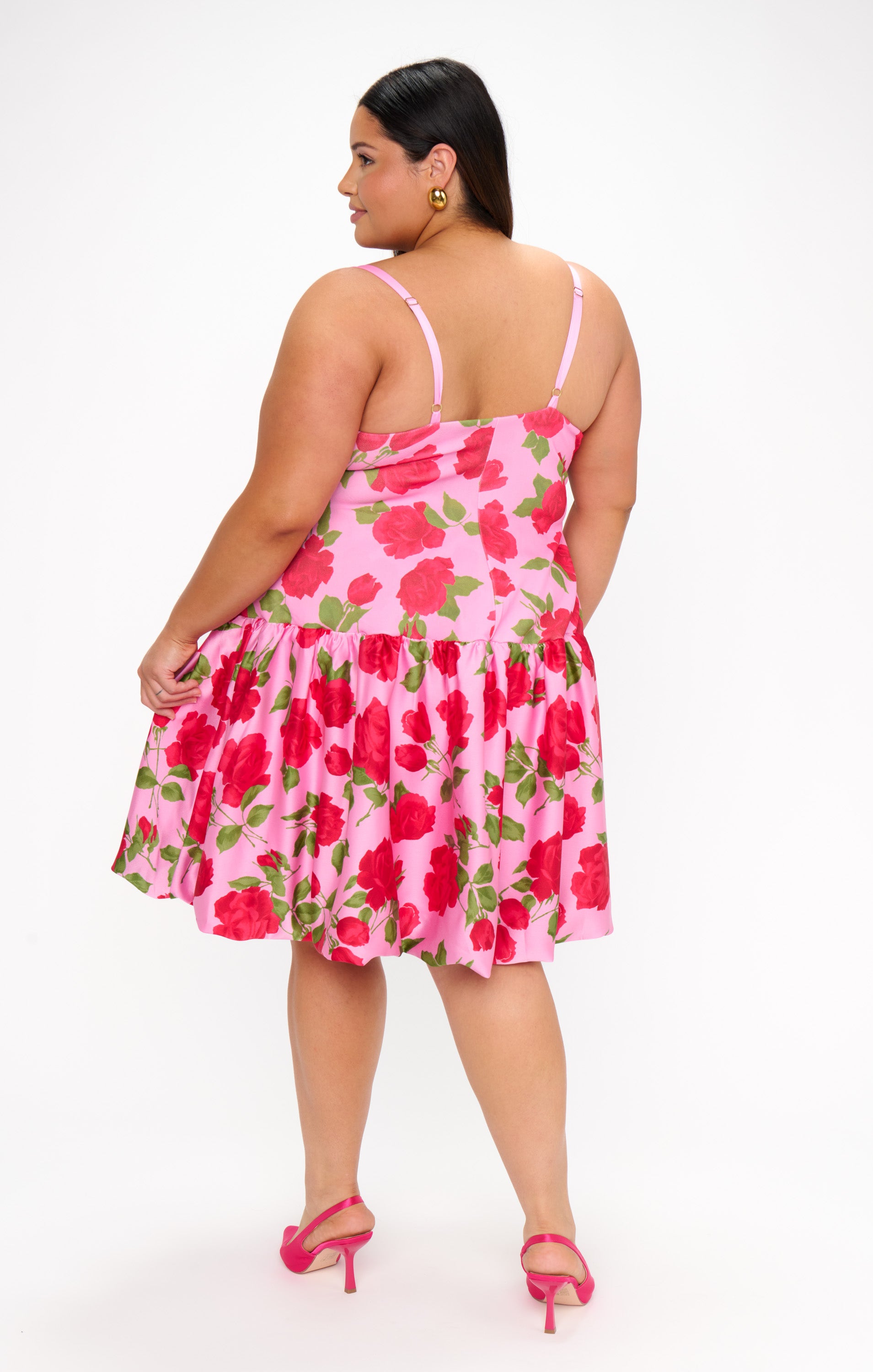 Tiffany Floral Skort Dress with Built-in Shorts for Date Night