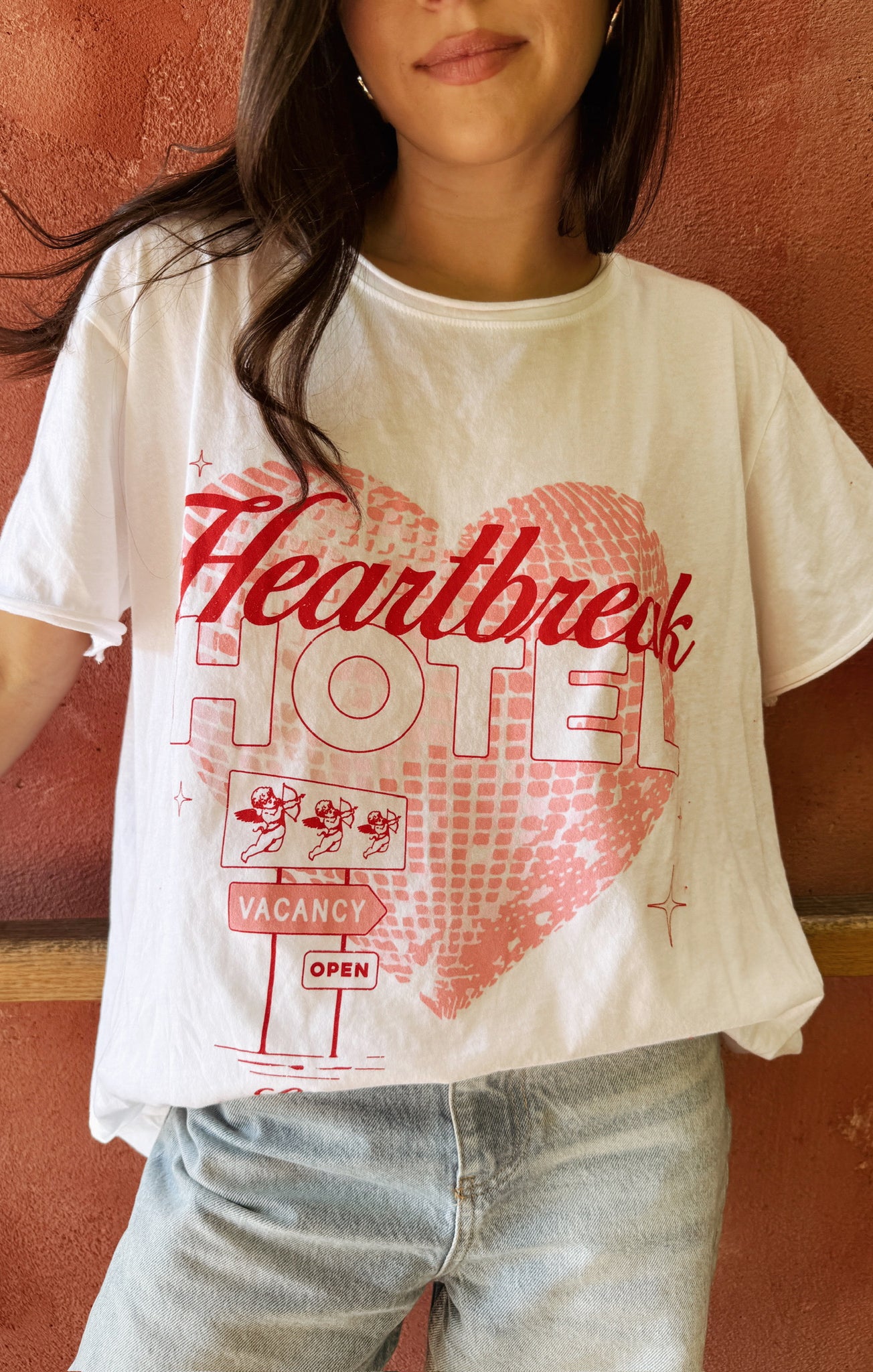 Heartbreak Hotel Graphic Oversized T-Shirt