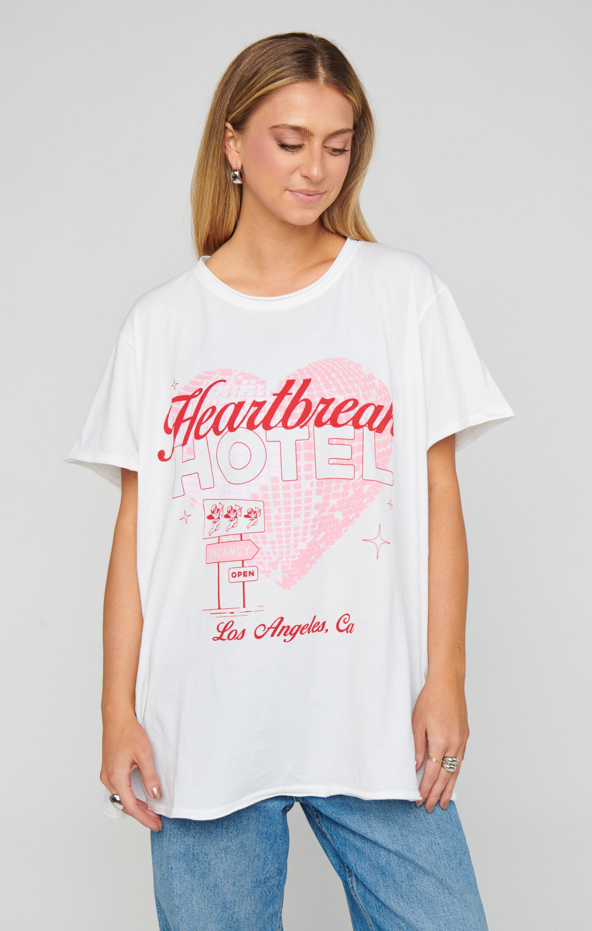 Heartbreak Hotel Graphic Oversized T-Shirt