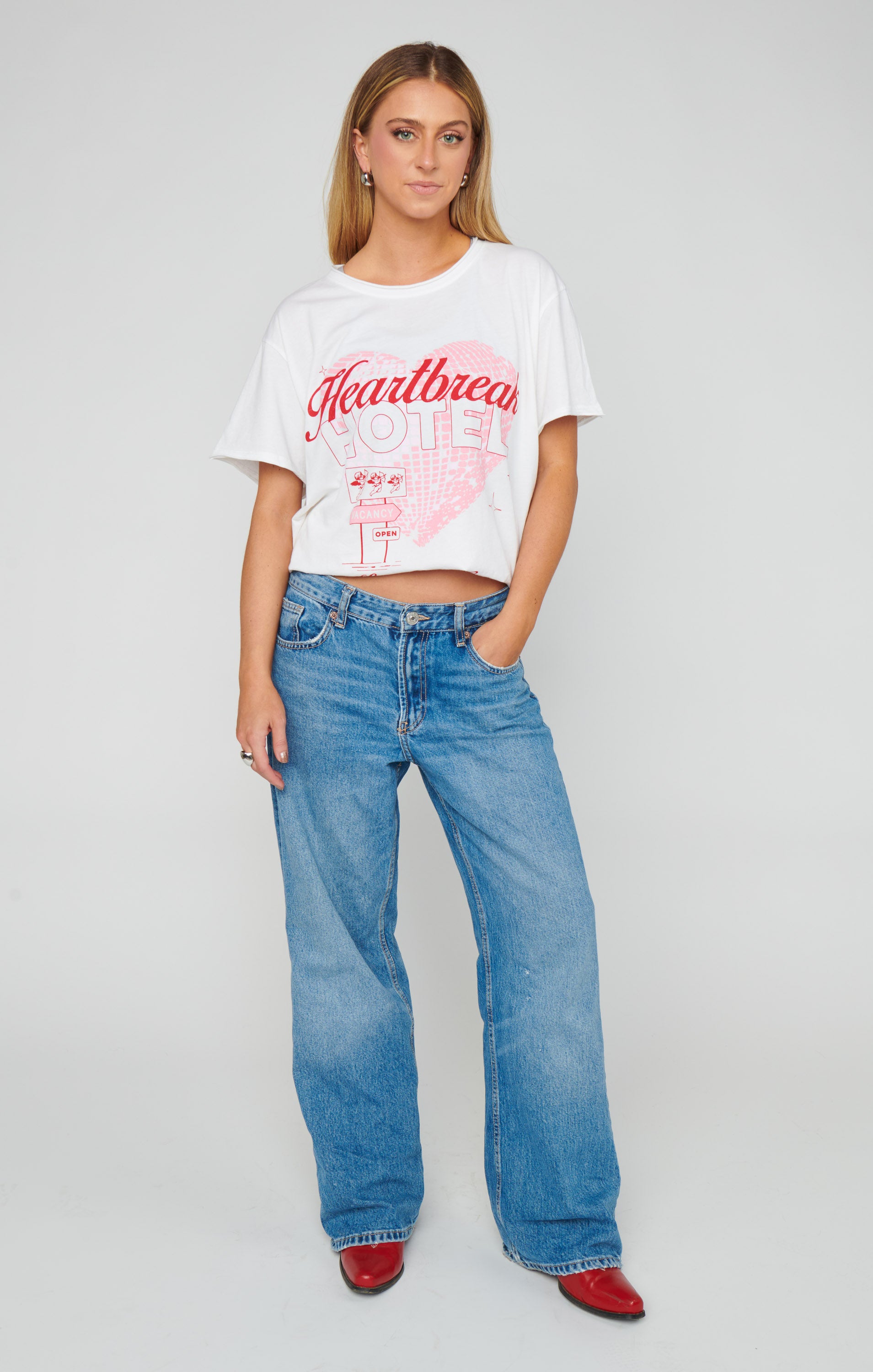 Heartbreak Hotel Graphic Oversized T-Shirt