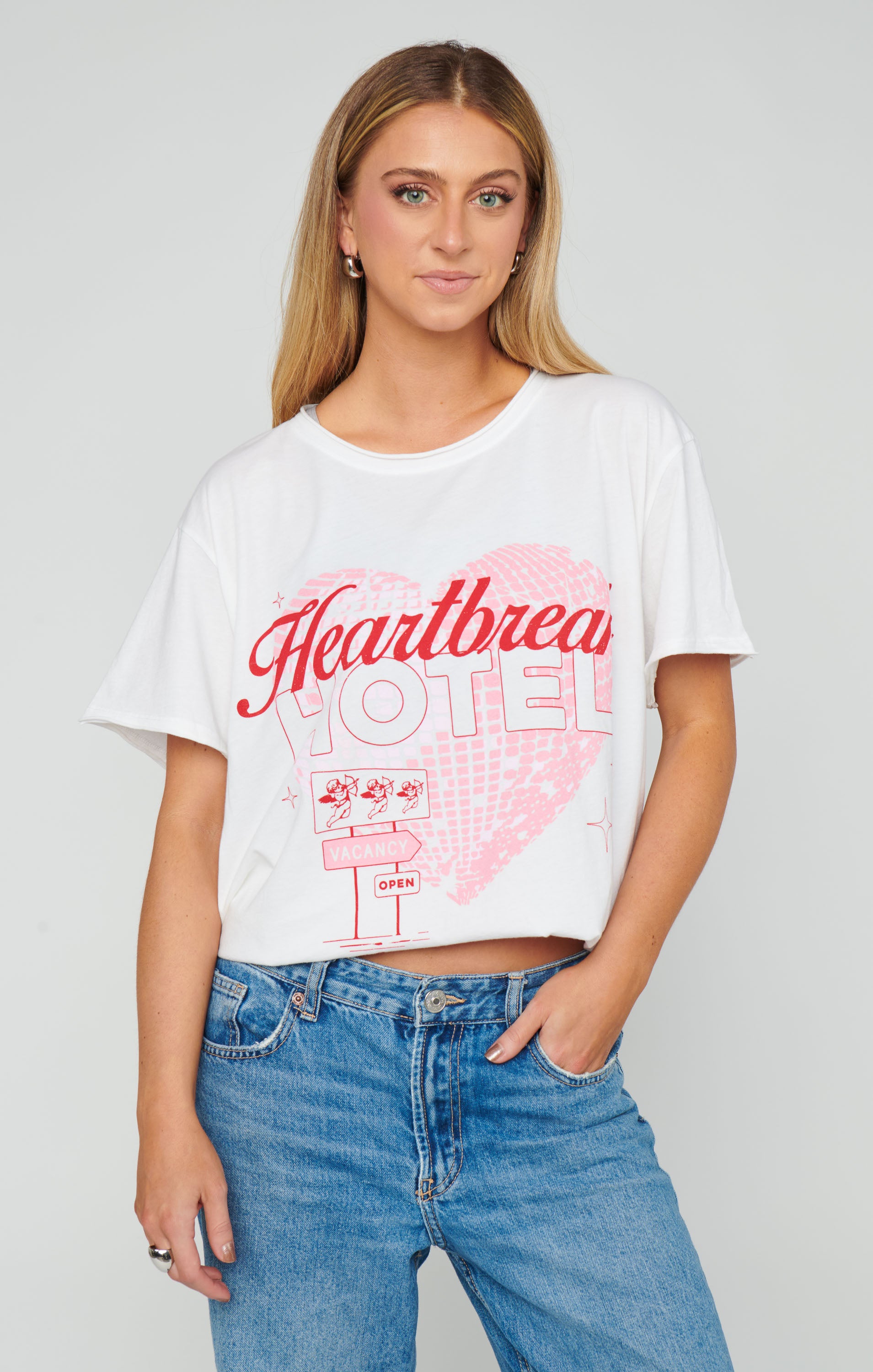 Heartbreak Hotel Graphic Oversized T-Shirt