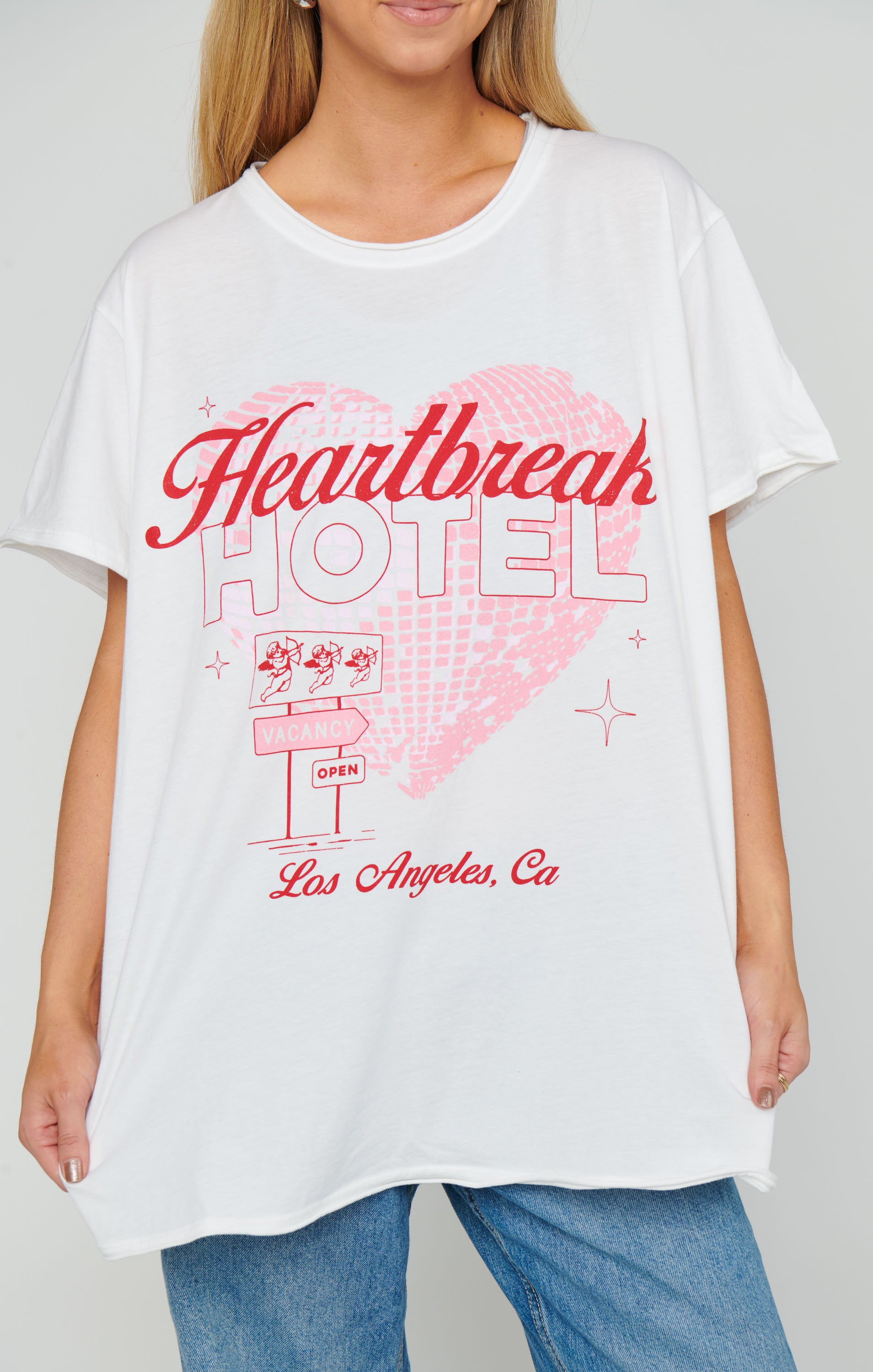 Heartbreak Hotel Graphic Oversized T-Shirt
