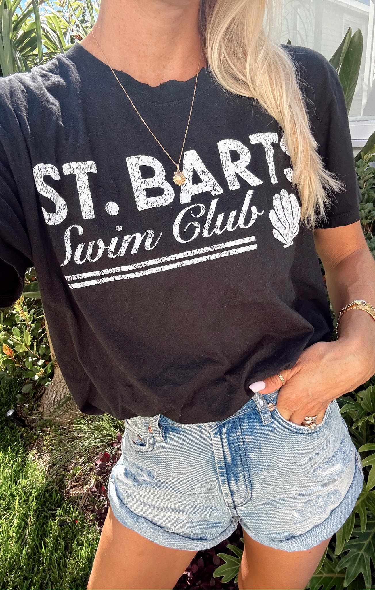 St Barts Graphic Travis Tee - Oversized Fit Casual Shirt