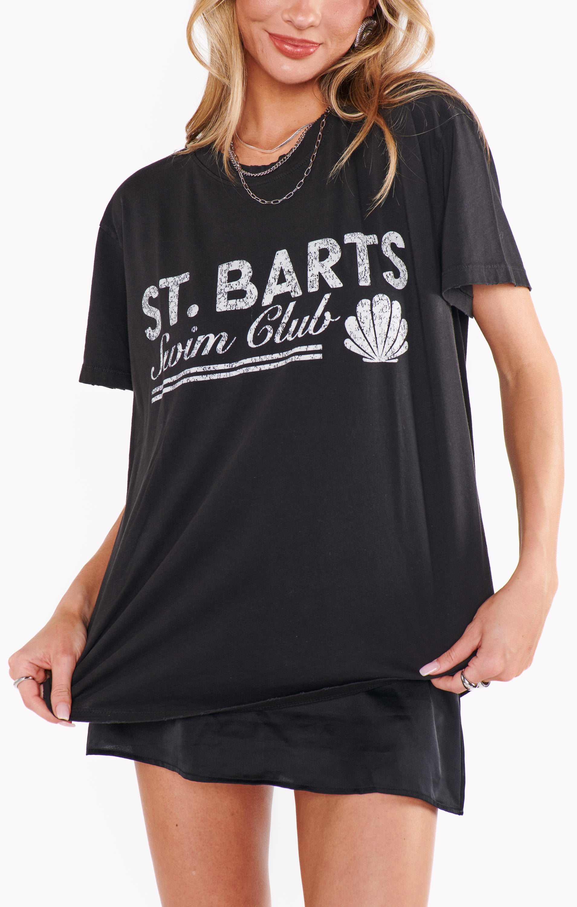 St Barts Graphic Travis Tee - Oversized Fit Casual Shirt