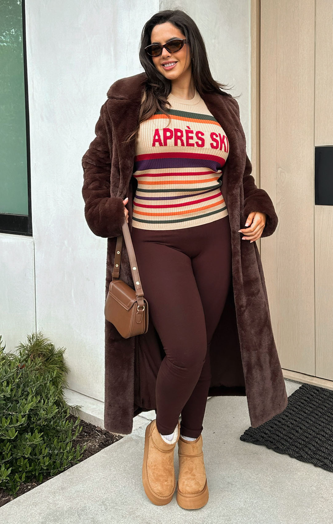 Retro Ski Striped Sweater for Après-Ski & Slopes
