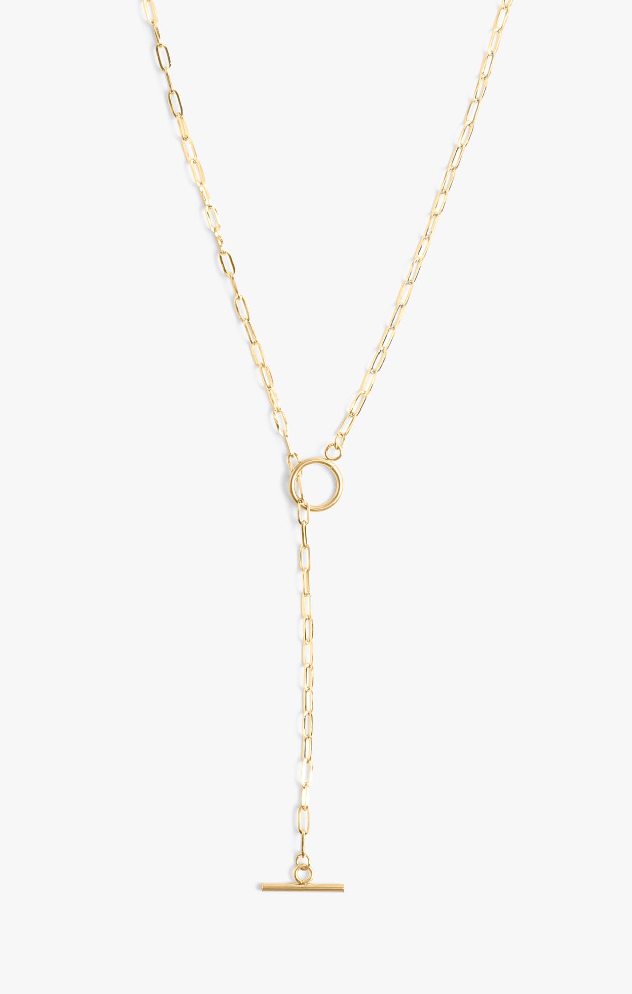 Marrin Costello Gold Supreme Lariat Necklace - Multifunctional Y-Necklace