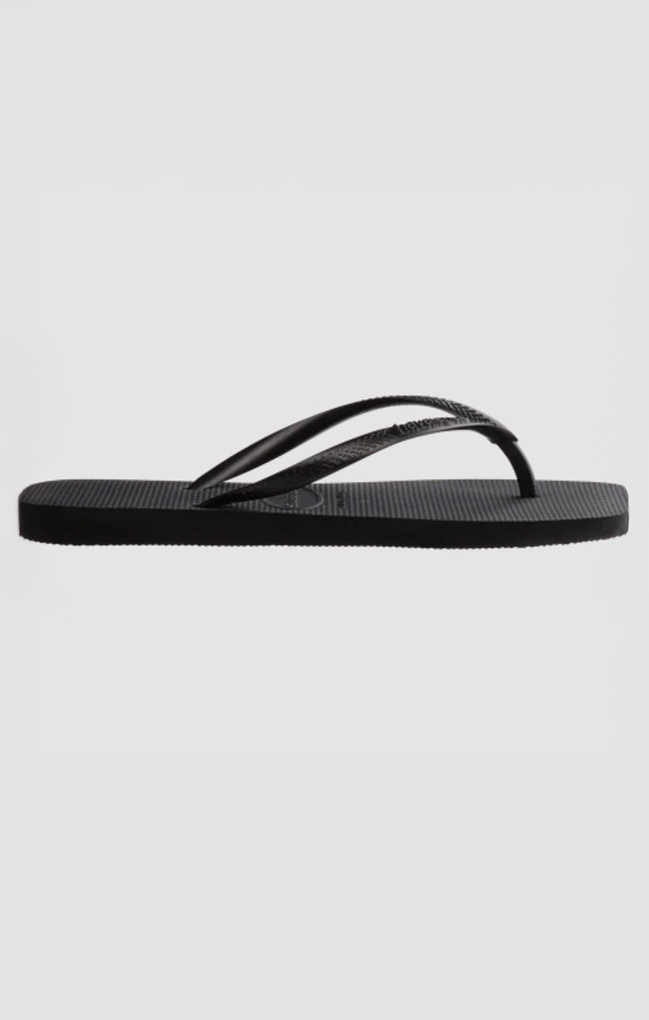 Havaianas Slim Square Toe Flip Flops Black