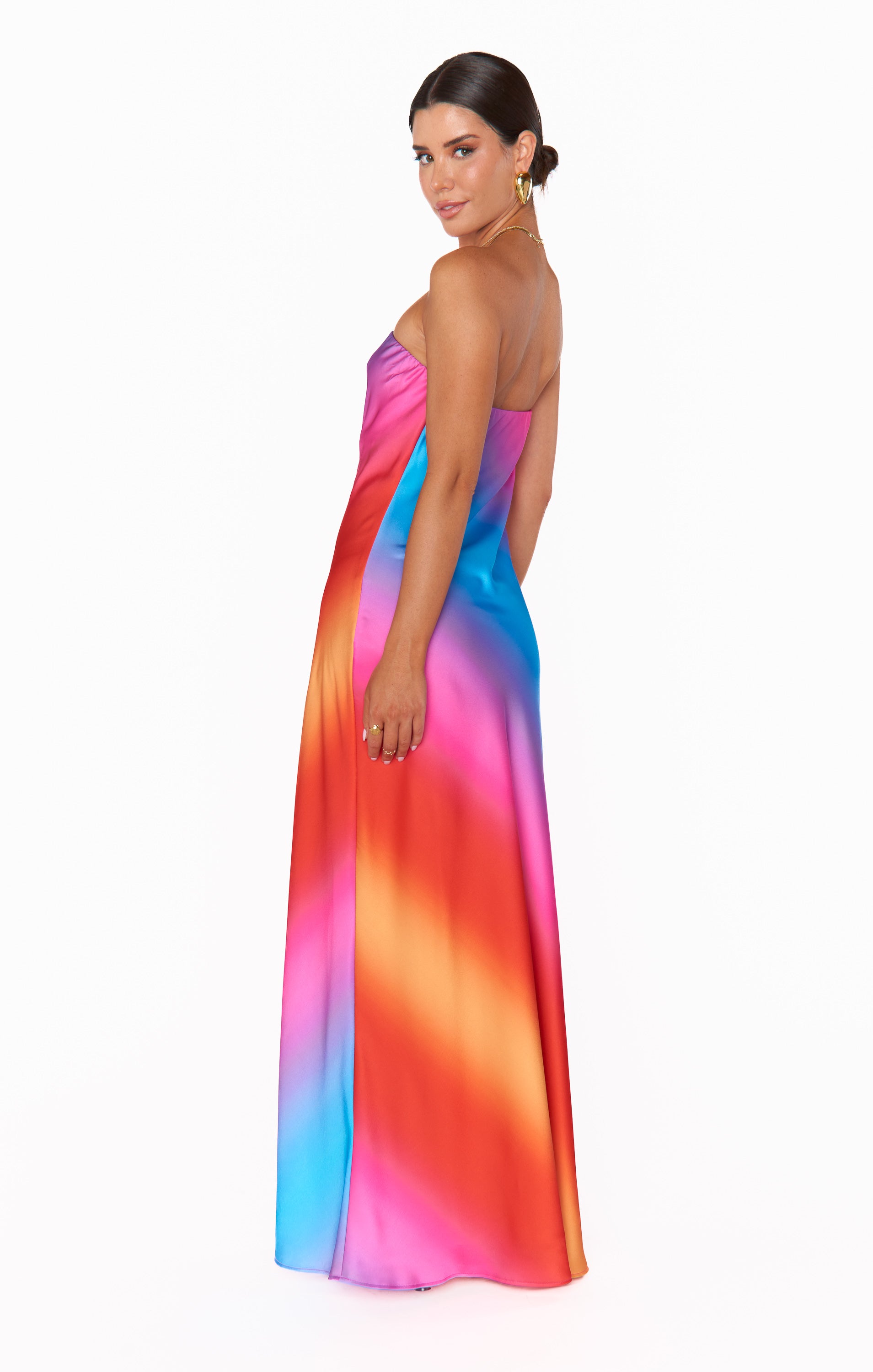 Sunset Ombre Taylor Tube Maxi Dress - Strapless & Silky
