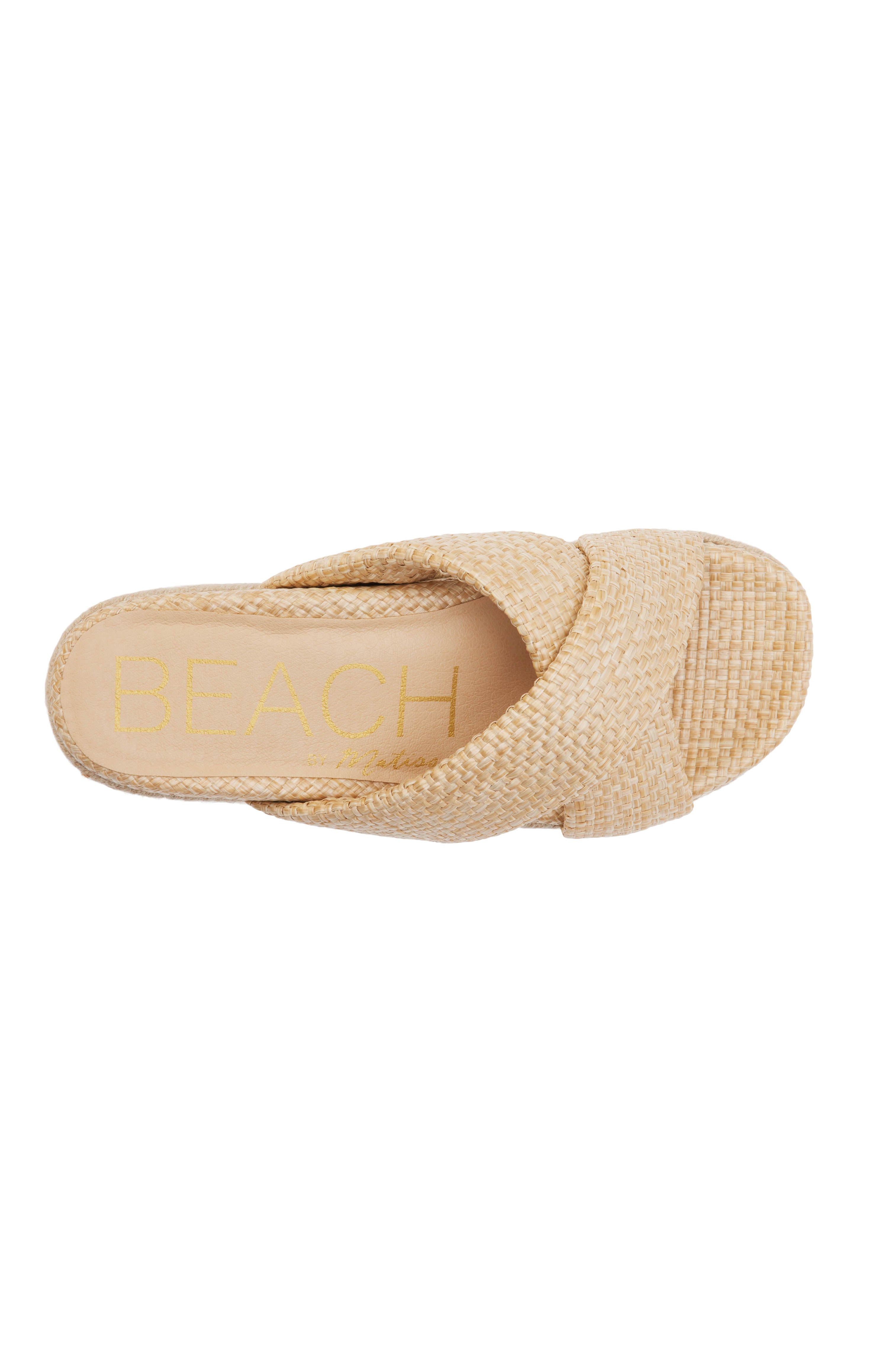 Matisse Vegan Platform Sandals with Crisscross Straps