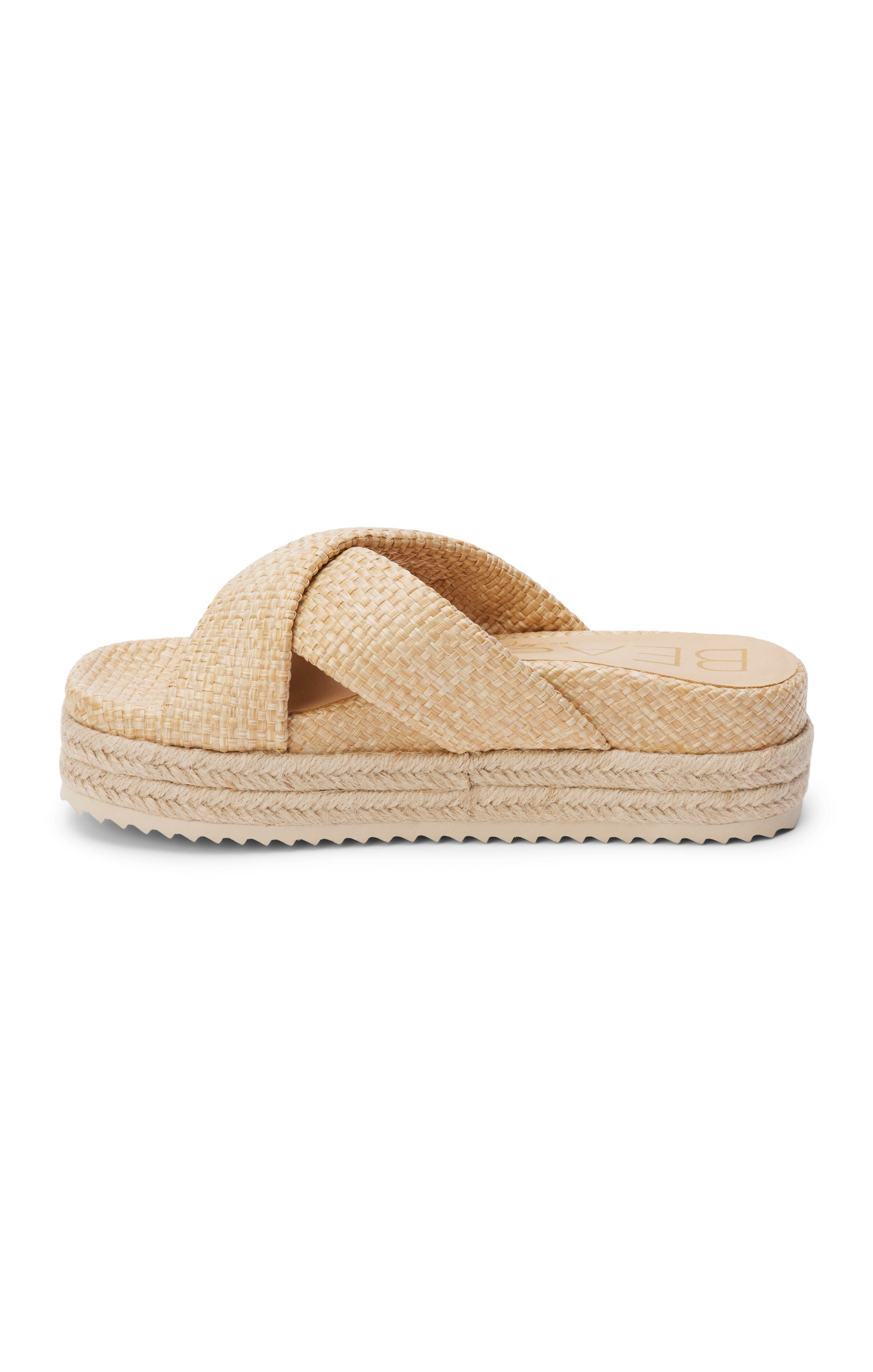 Matisse Vegan Platform Sandals with Crisscross Straps