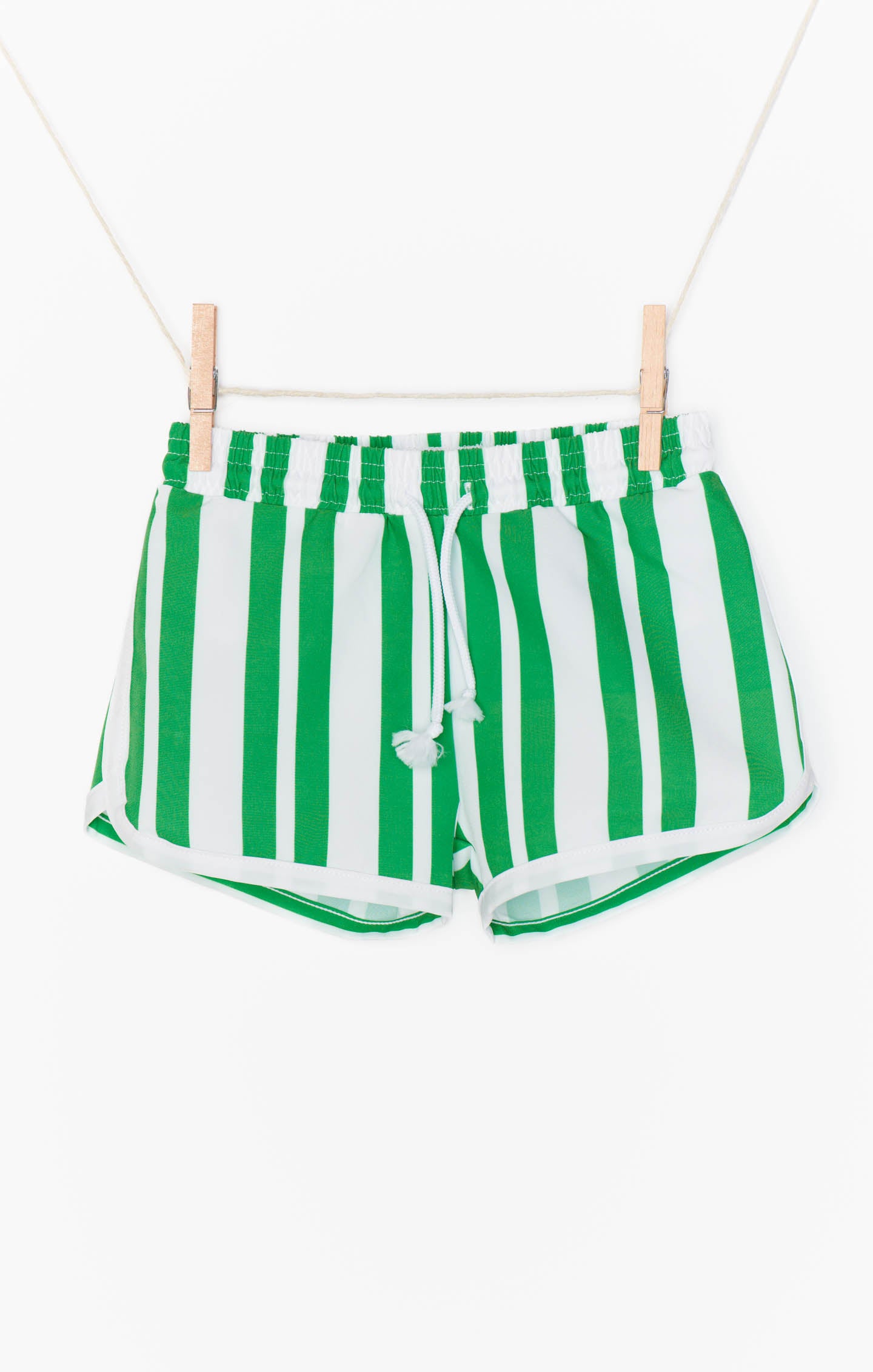 Striped Beach Bum Trunks for Kids - Center Court Style