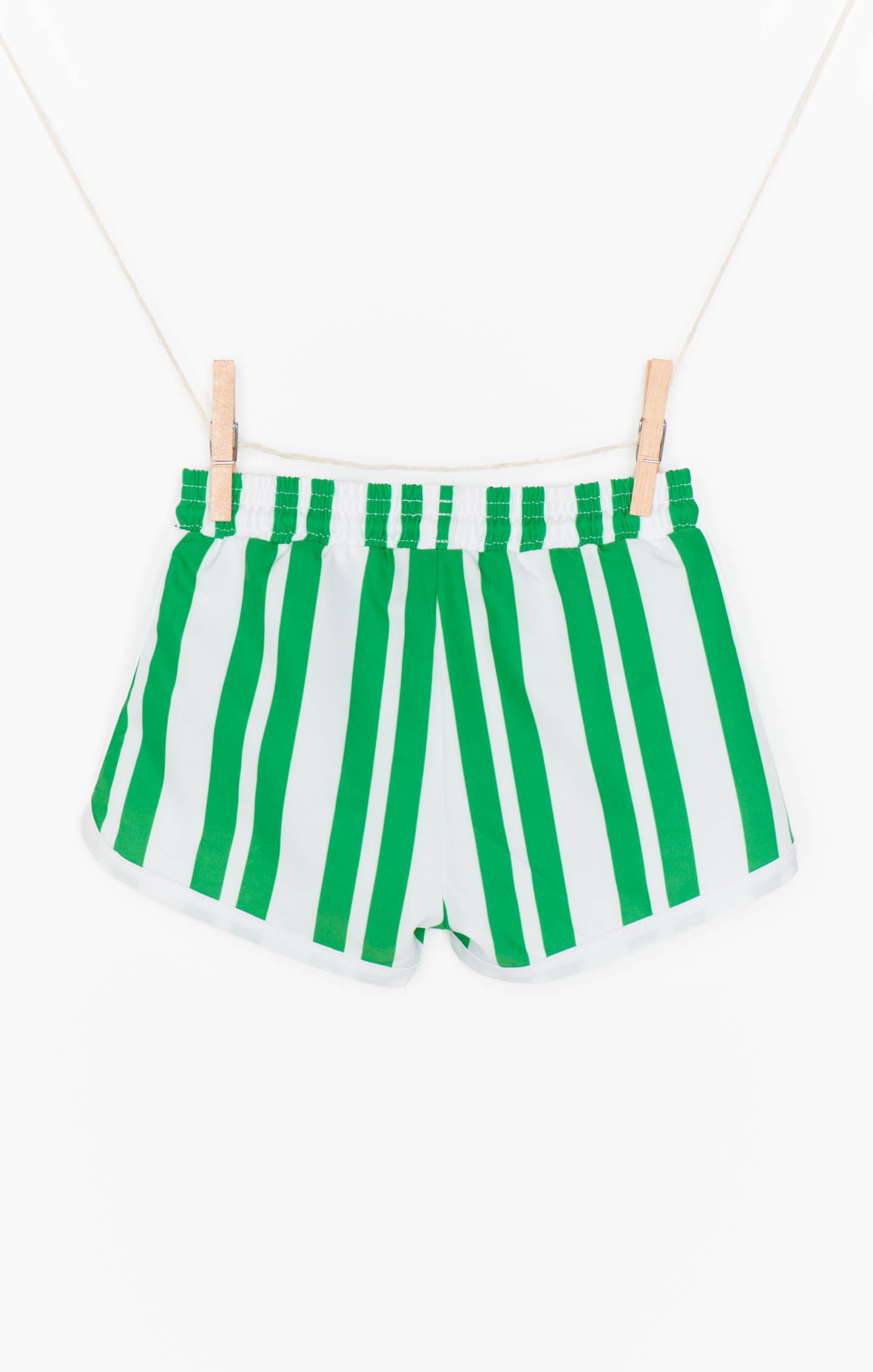 Striped Beach Bum Trunks for Kids - Center Court Style