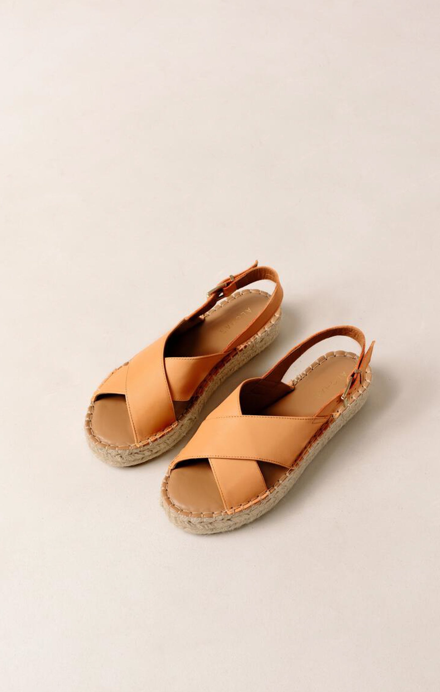Alohas Tangy Orange Platform Sandals for Women