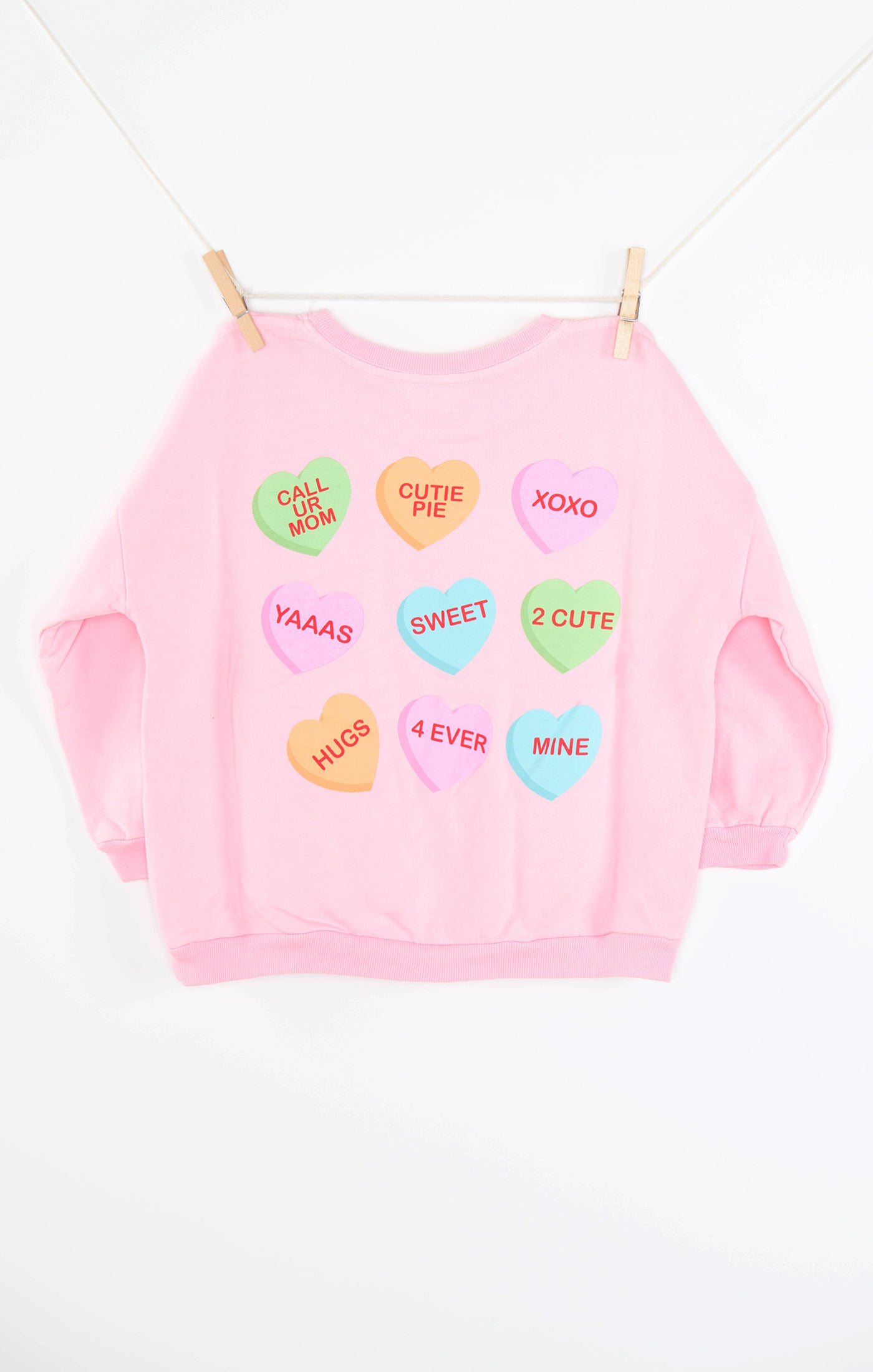 Candy Crush Graphic Davis Sweatshirt for Women