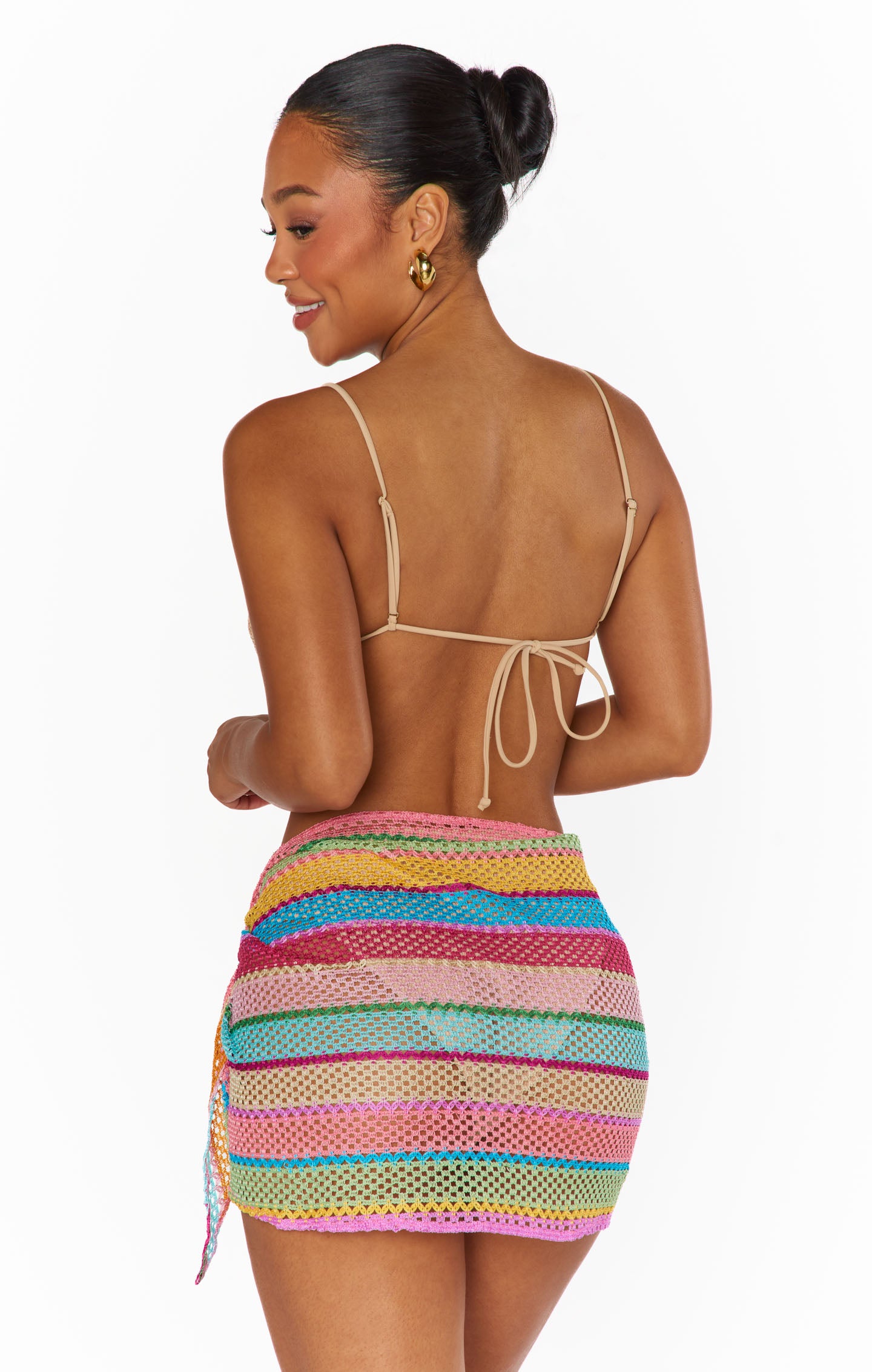 Lido Crochet Sarong - Resort Beach Cover-Up