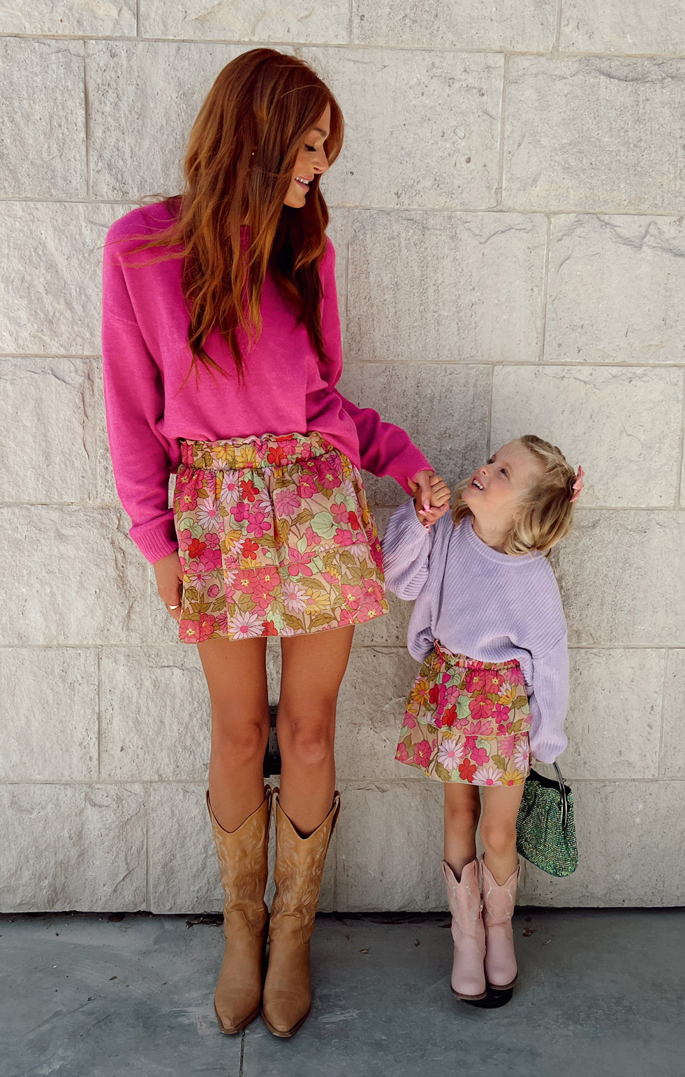 Carnaby Floral Mini Aiden Skirt - Double Tier Summer Skirt