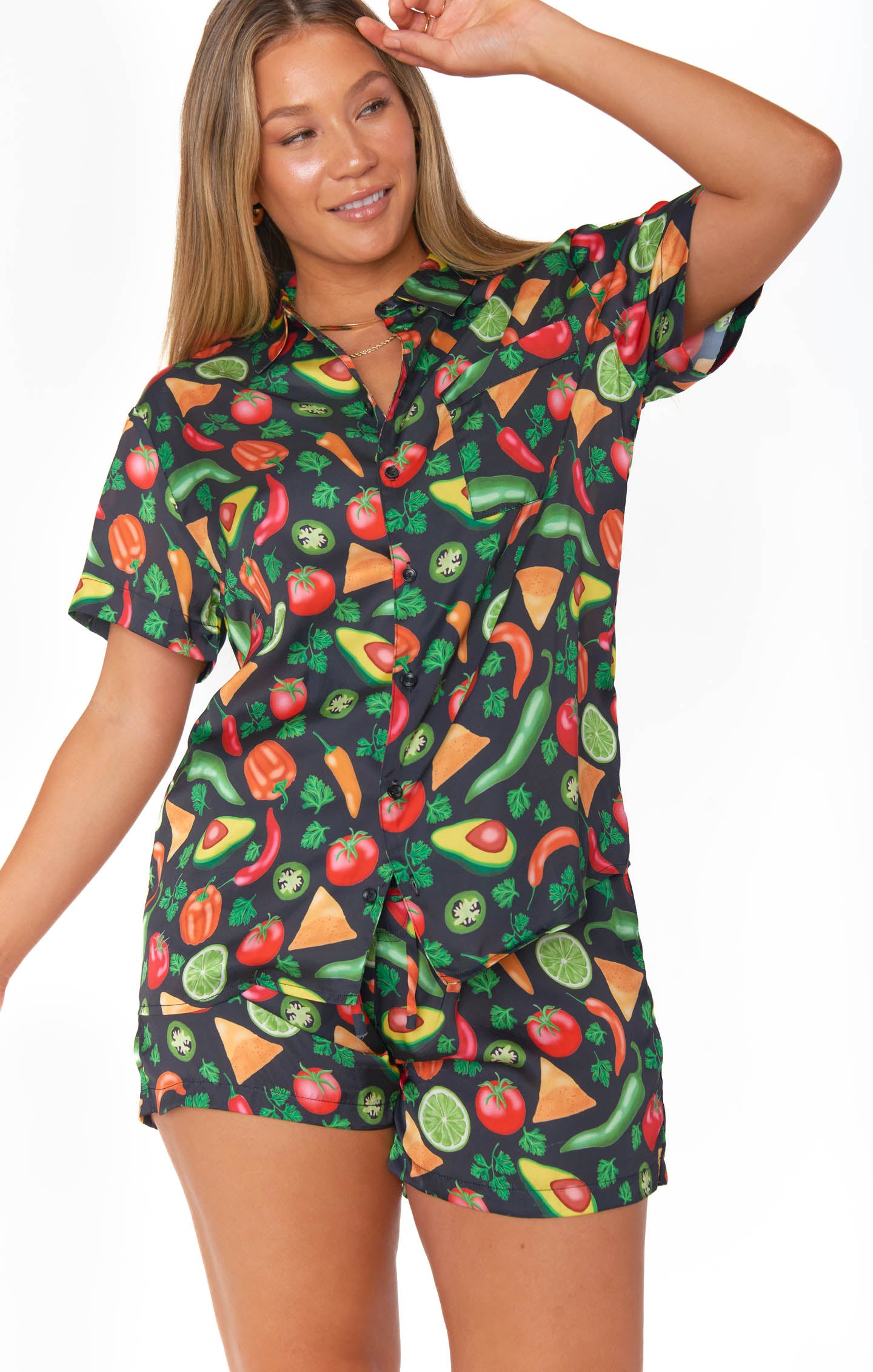Show Me Your Mumu Almost Paradise PJ Set - Short Sleeve & Shorts
