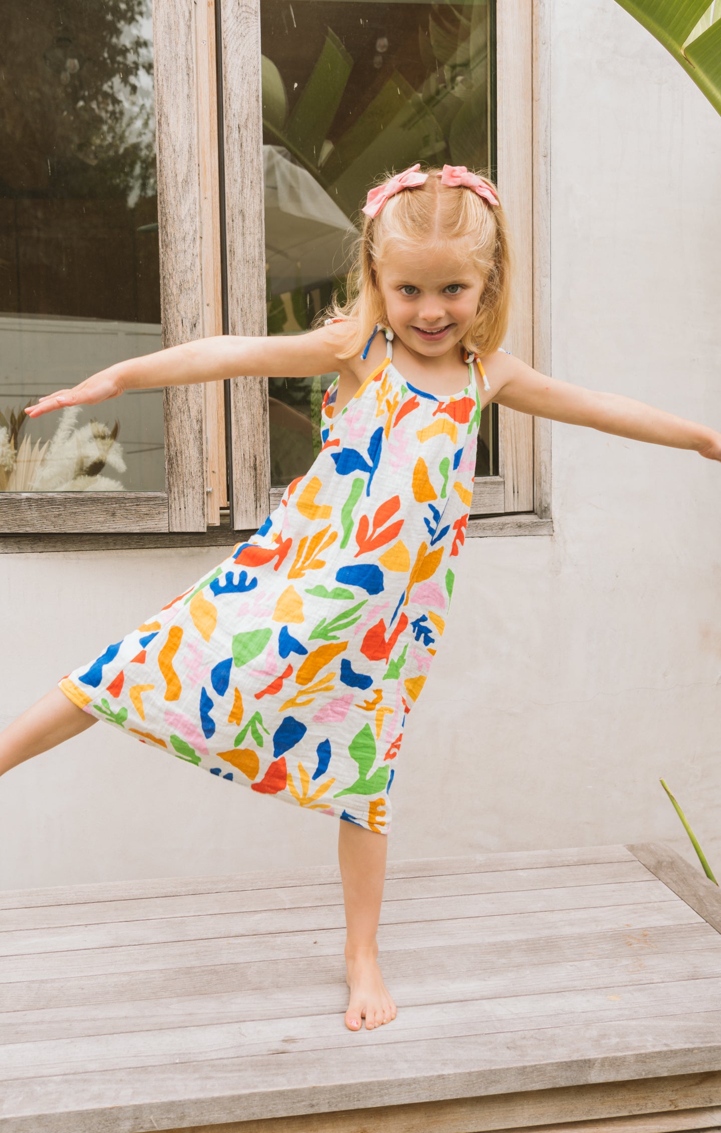 Primary Paradise Sidekick Dress - Lightweight & Breezy Print Dress