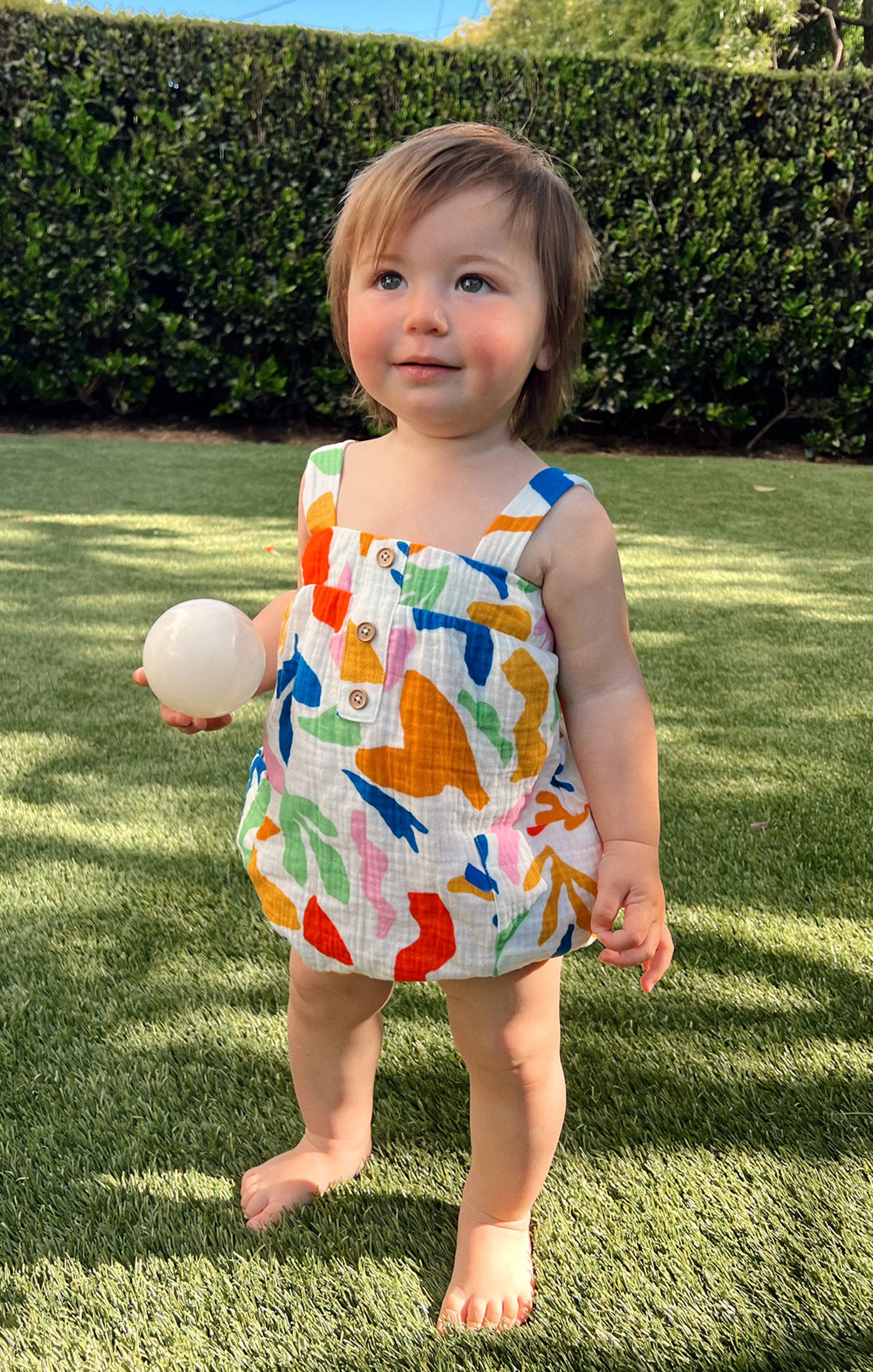 Nash Sleeveless Onesie - Lightweight Gauzy Summer Romper