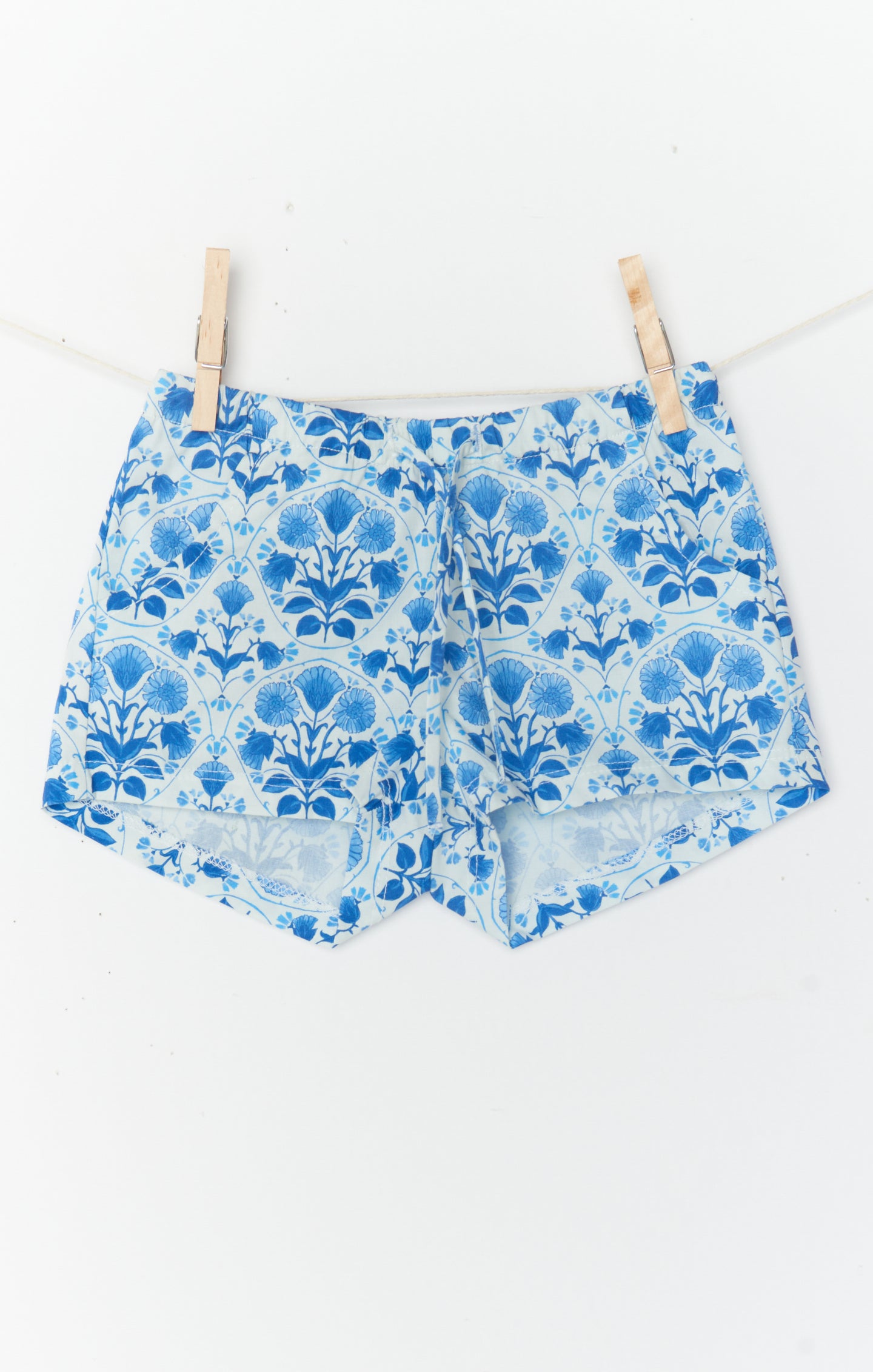 Teagan Floral Baby Shorts - Adjustable Waist for Boys & Girls