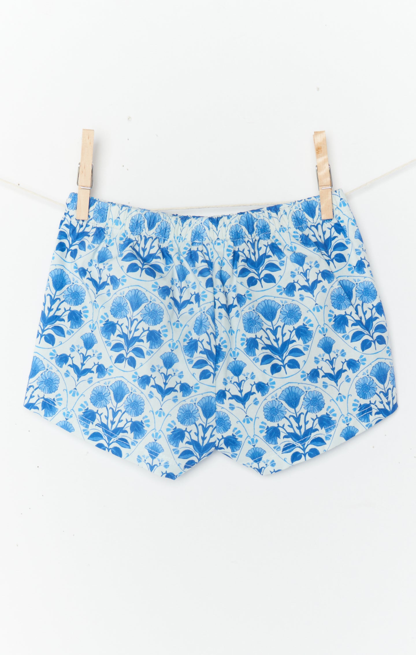 Teagan Floral Baby Shorts - Adjustable Waist for Boys & Girls