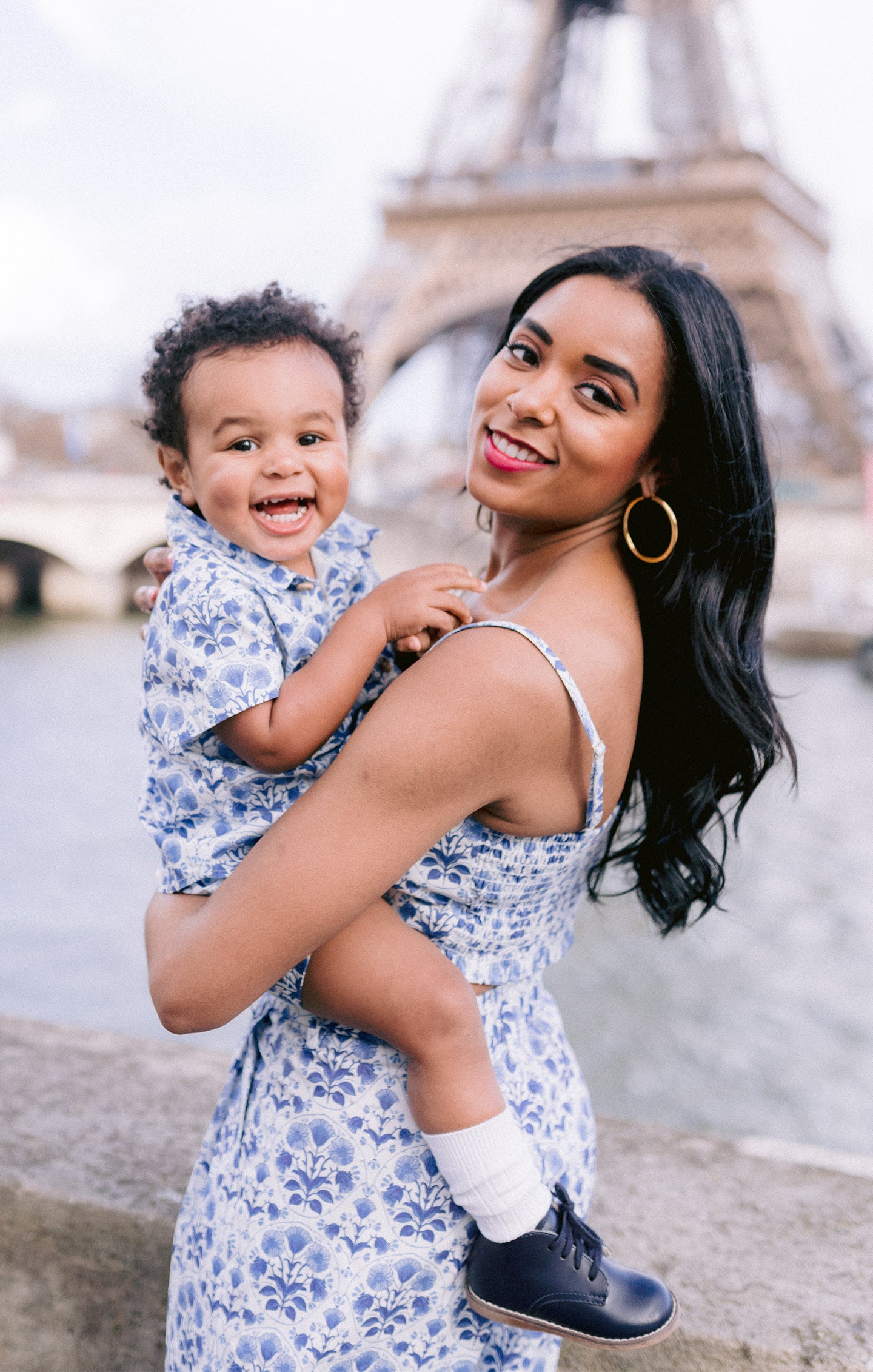 Teagan Floral Baby Button-Down Shirt – Parisian Chic Style