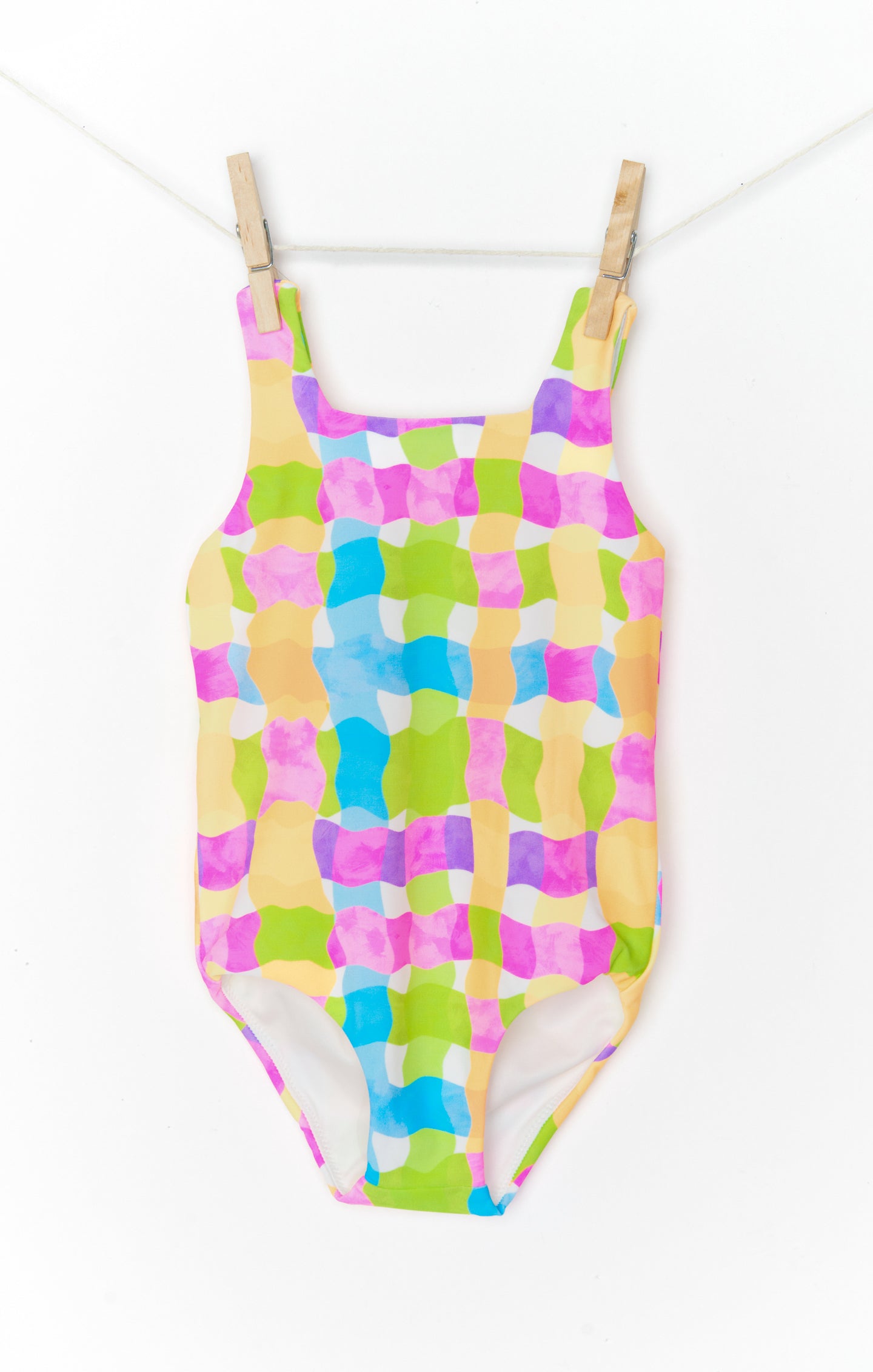 Little Babe Beach Picnic Baby One Piece - Thick Straps & Comfy Fit