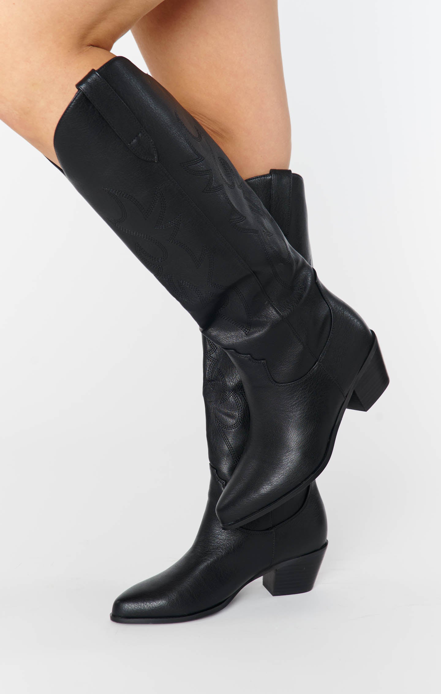Billini Black Wide Calf Boots for Women - Comfort Fit