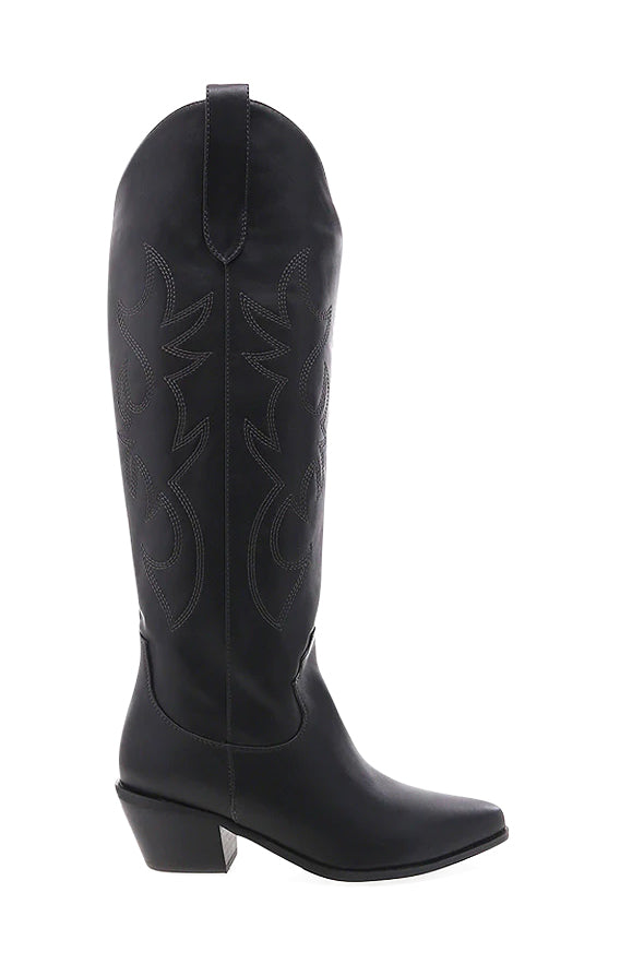 Billini Black Wide Calf Boots for Women - Comfort Fit