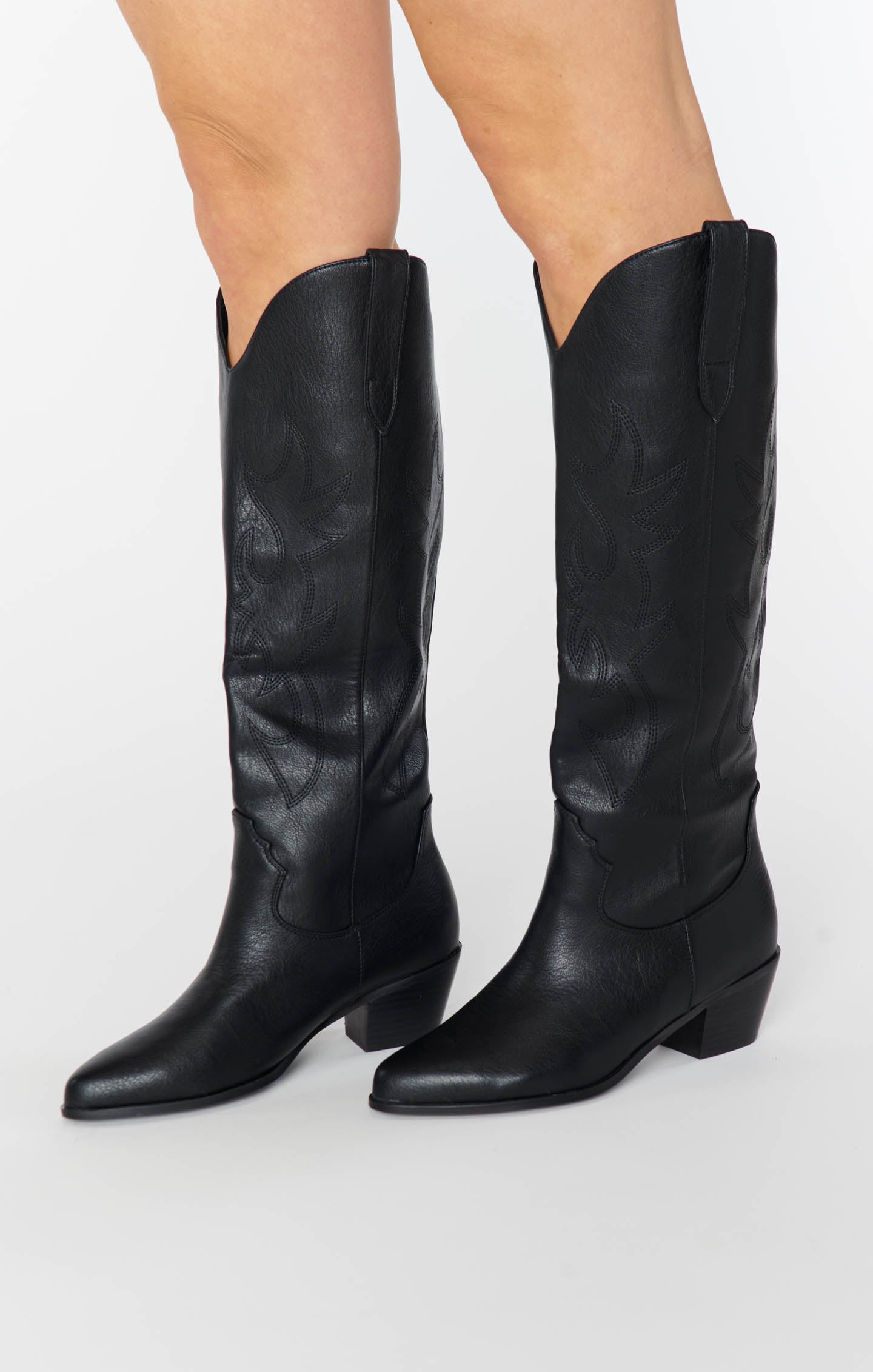 Billini Black Wide Calf Boots for Women - Comfort Fit
