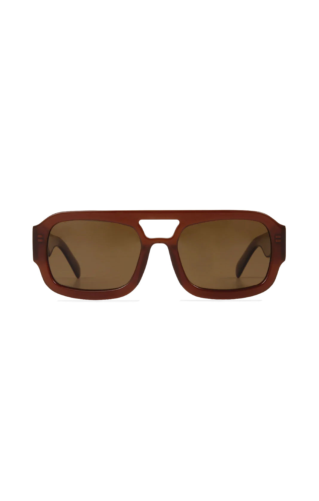 Banbé Suki Square Sunglasses in Cinnamon