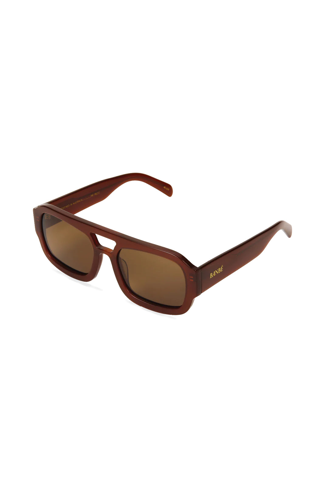 Banbé Suki Square Sunglasses in Cinnamon