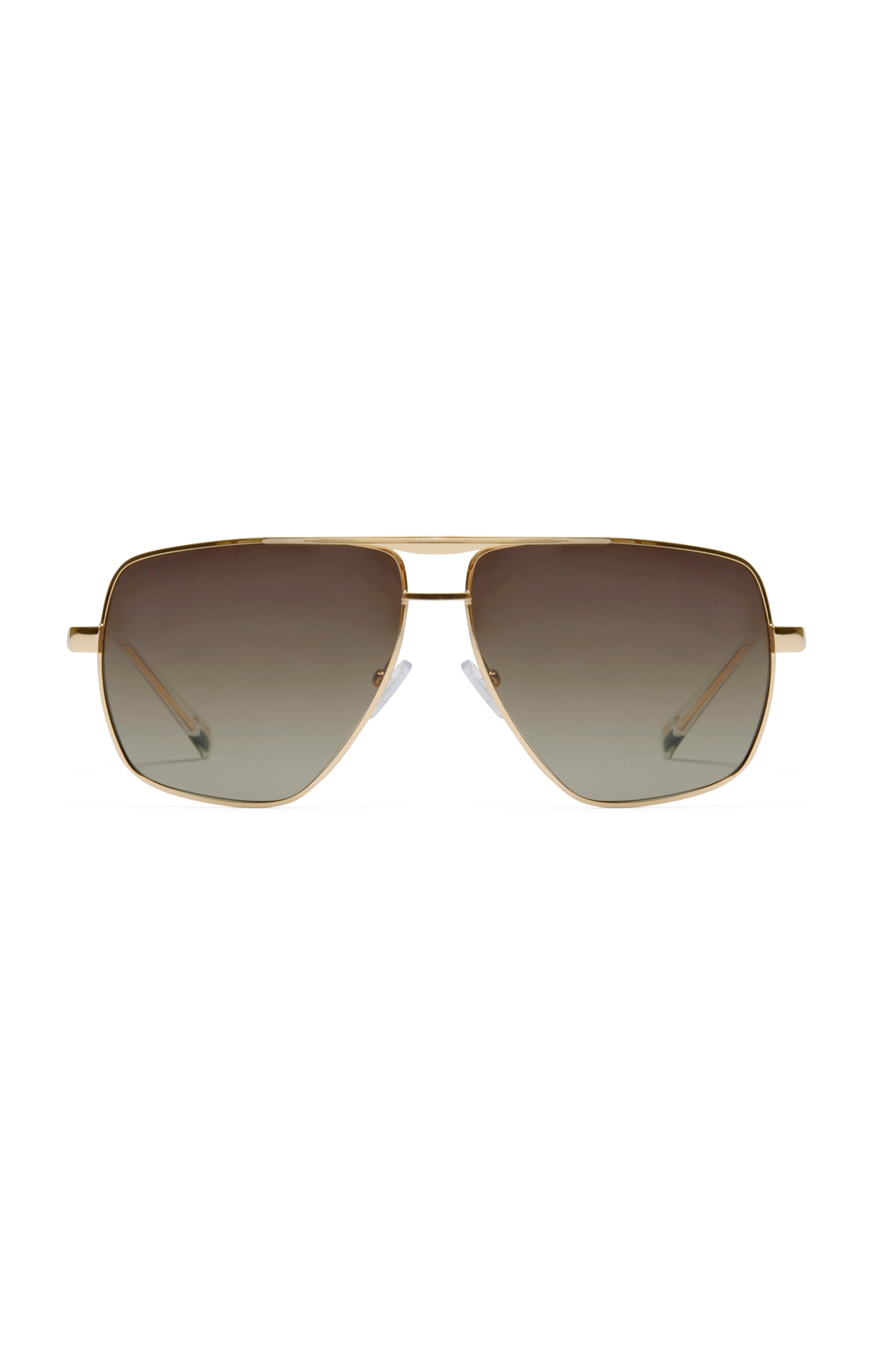 Banbé Grace Light Gold-Taupe Fade Aviator Sunglasses