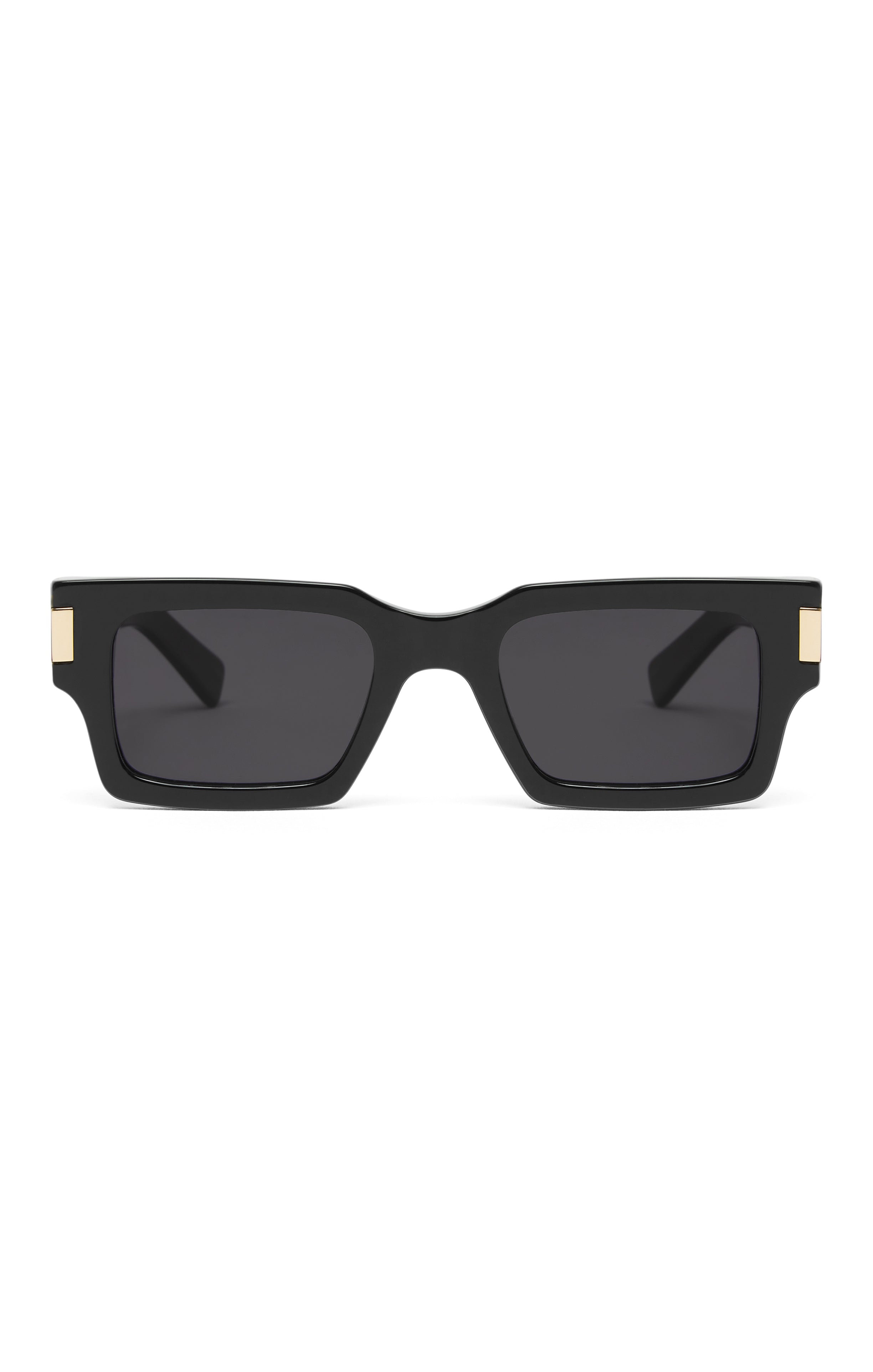 Banbè Sara Black Chunky Square Sunglasses