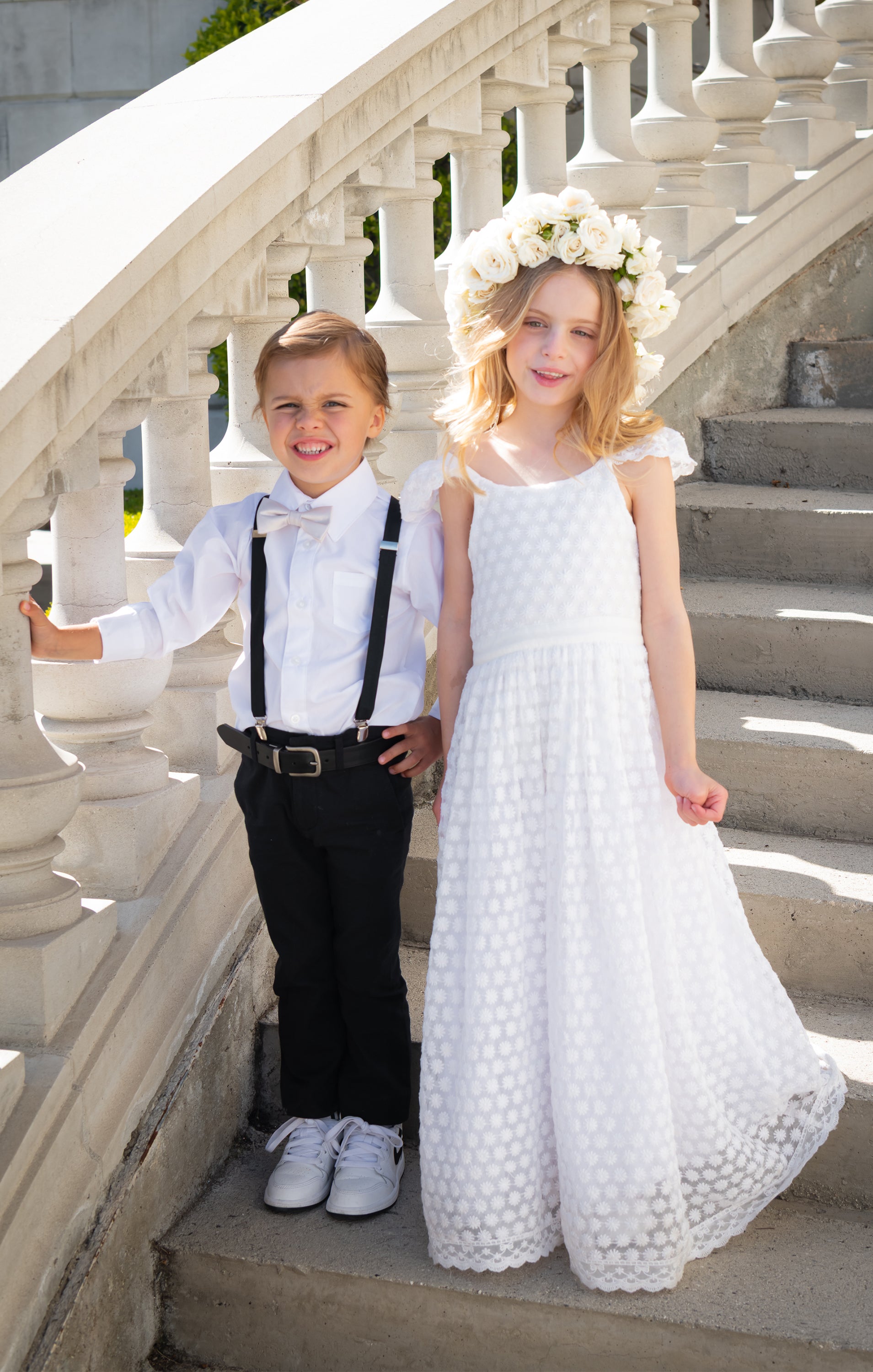 Black Suspenders for Boys by Benjamin – Classic Formal Wear