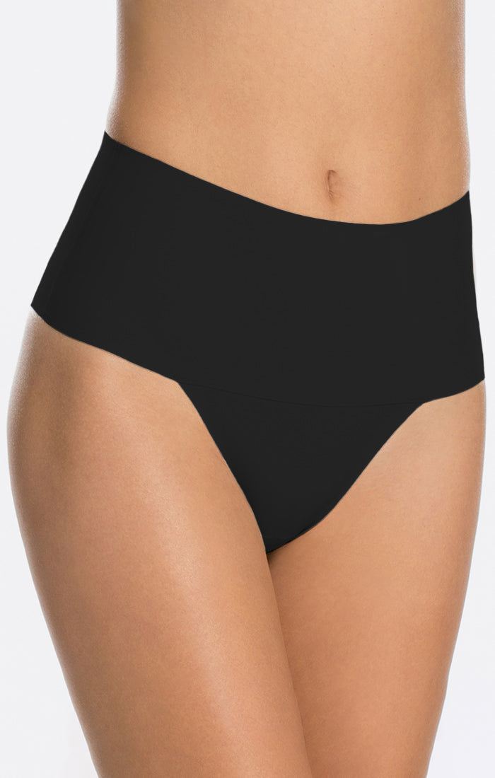SPANX Undie-tectable Thong - No Show Invisible Underwear Black