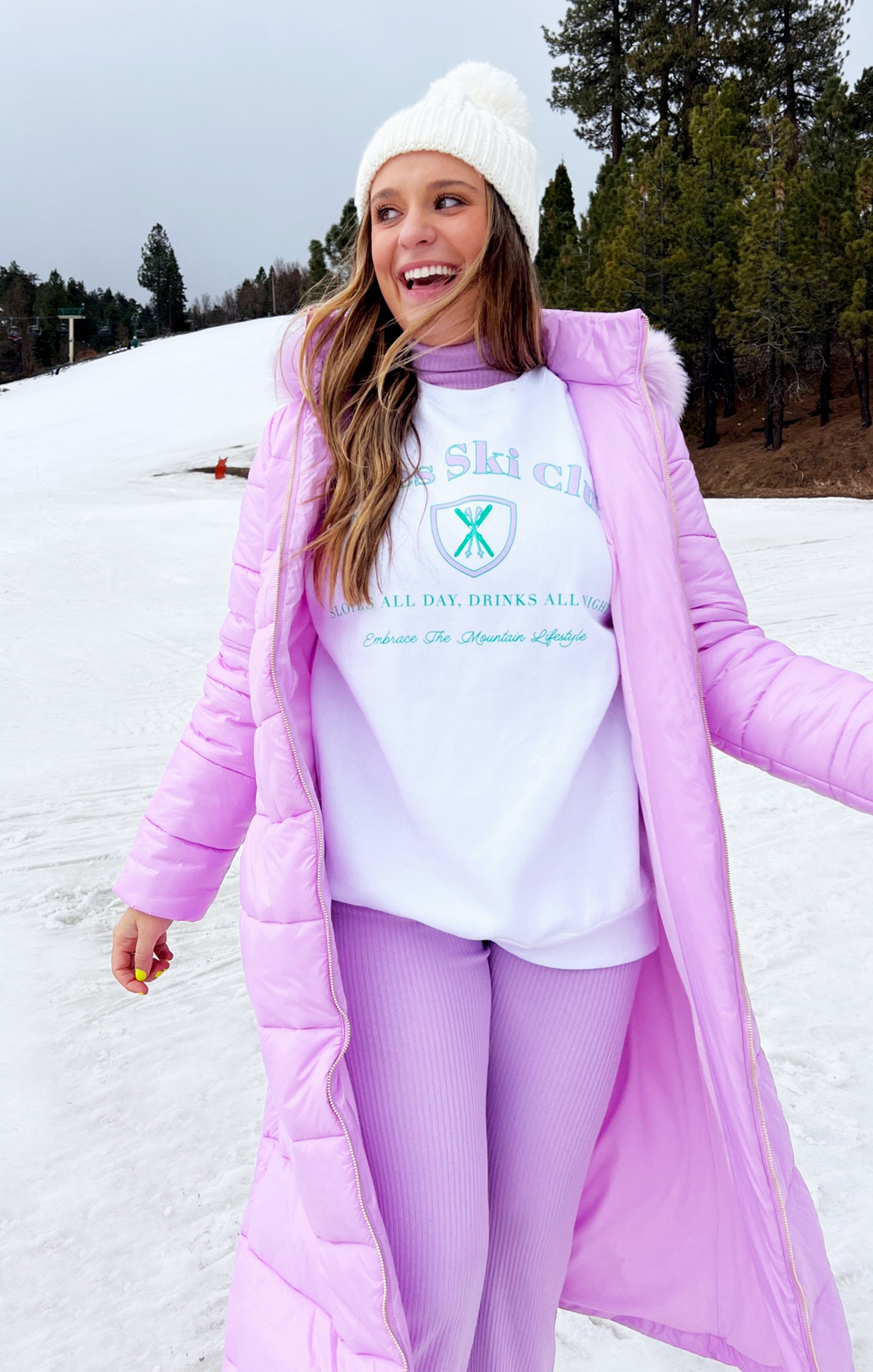 Lilac Rib Knit Mock Neck Top - Cozy Winter Long Sleeve Layer