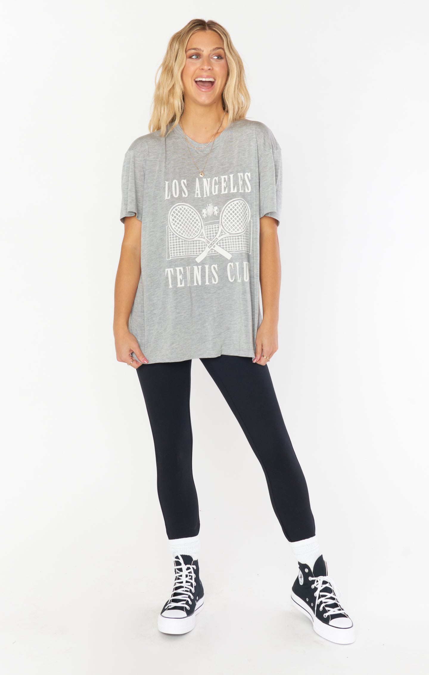 Los Angeles Tennis Club Graphic Tee - Oversized Fit Travis