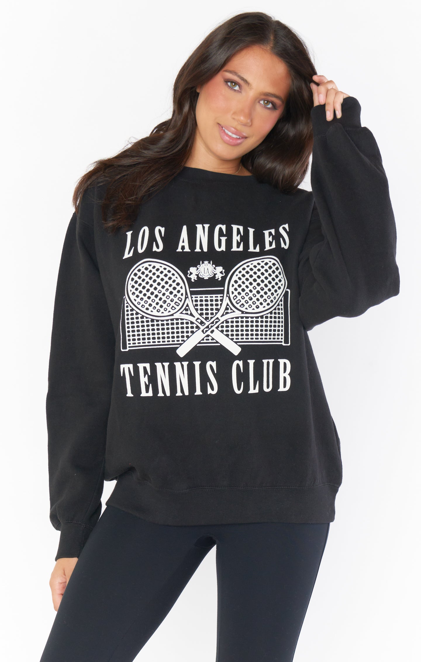 Stanley Tennis Club Graphic Oversized Sweatshirt