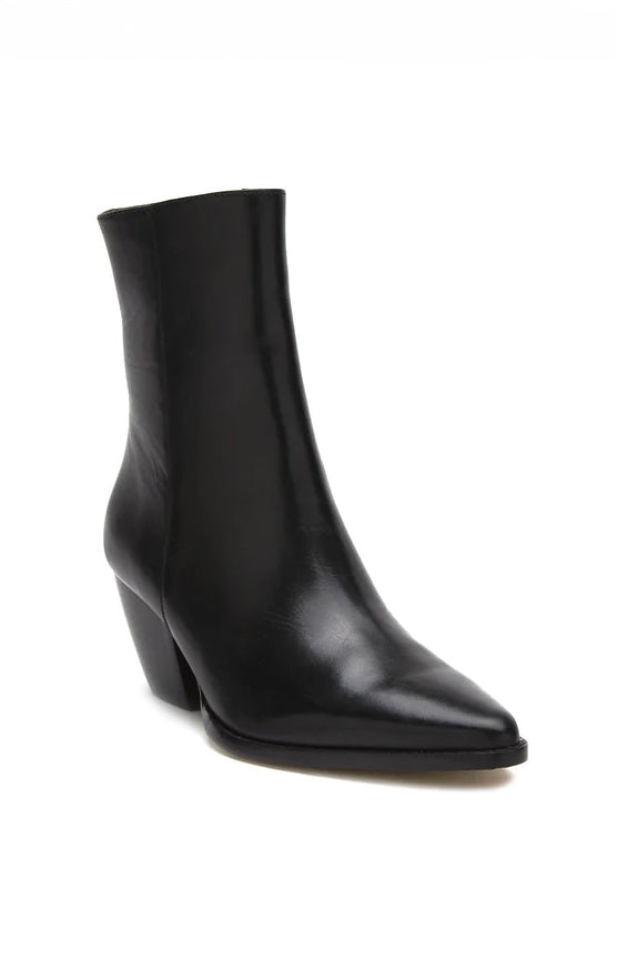 Matisse Caty Mid-Calf Leather Boots in Black