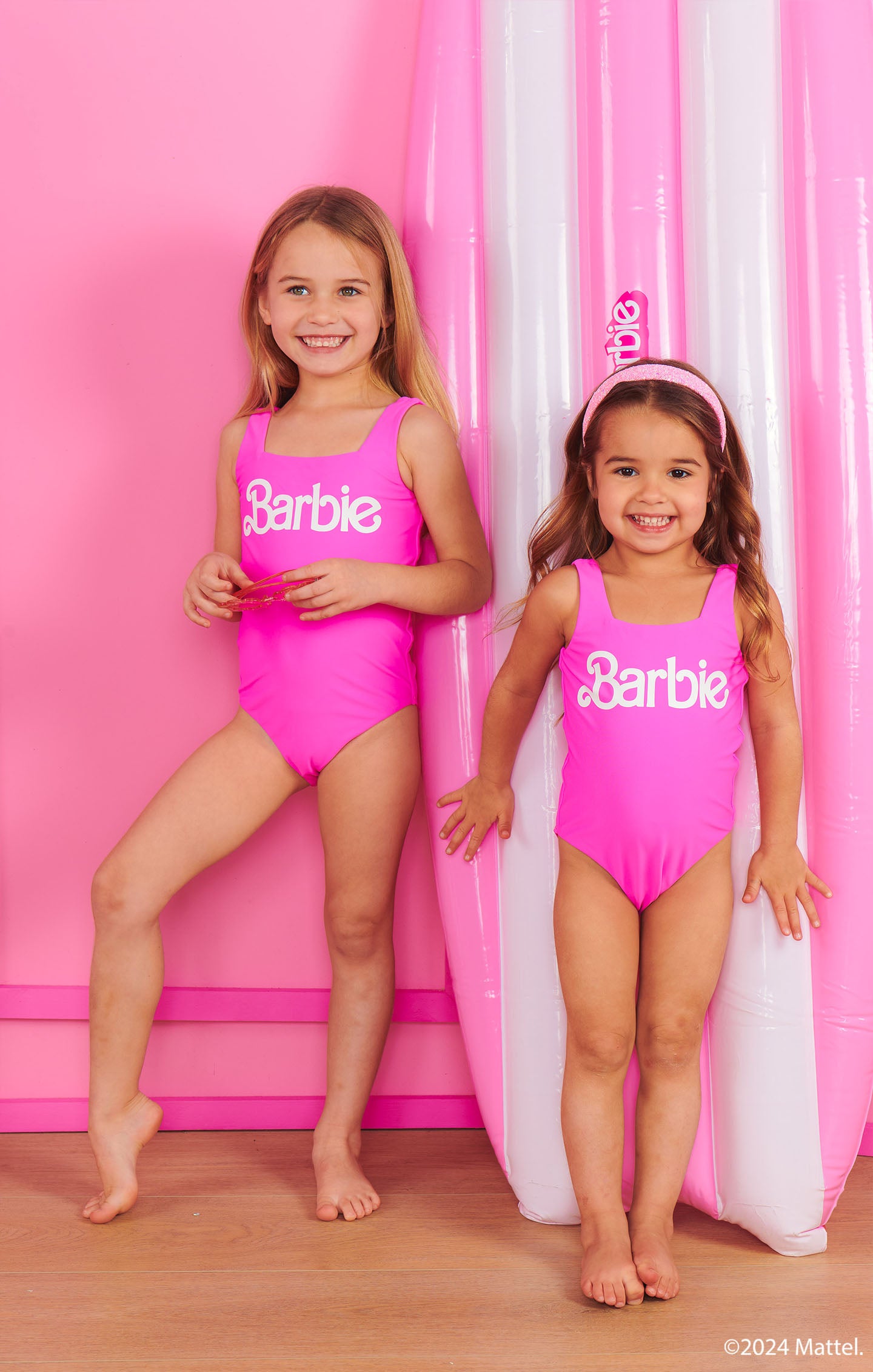 Lil Barbie™ Babe Malibu Pink One Piece Swimsuit for Girls