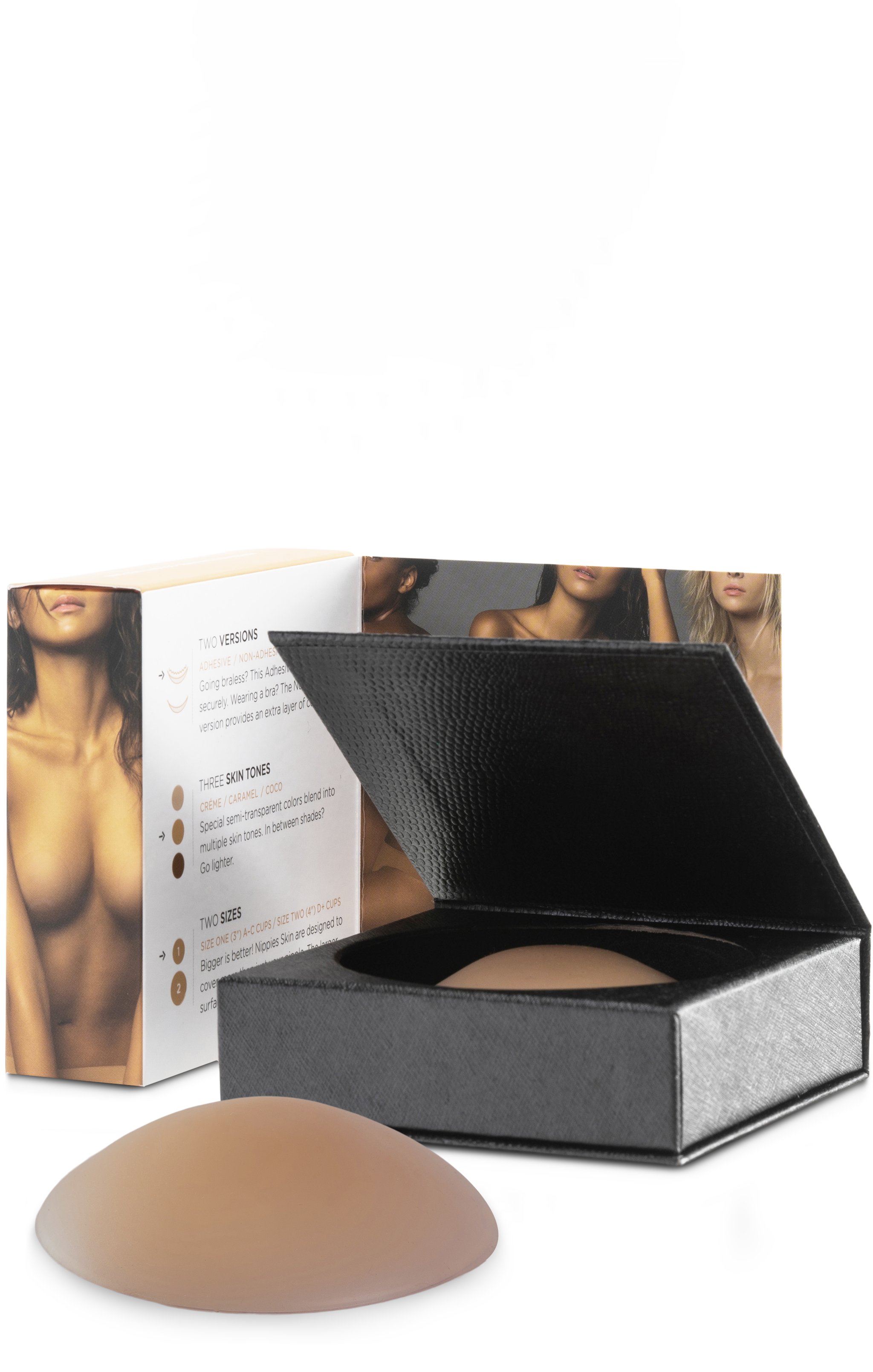 B-Six Nippies Skin Adhesive Nipple Covers - Invisifeel Matte Silicone